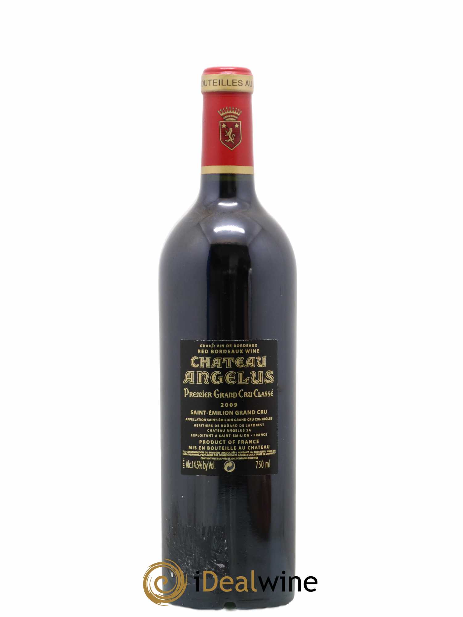 Château Angélus 1er Grand Cru Classé A 2009 - Lot de 1 bouteille - 1