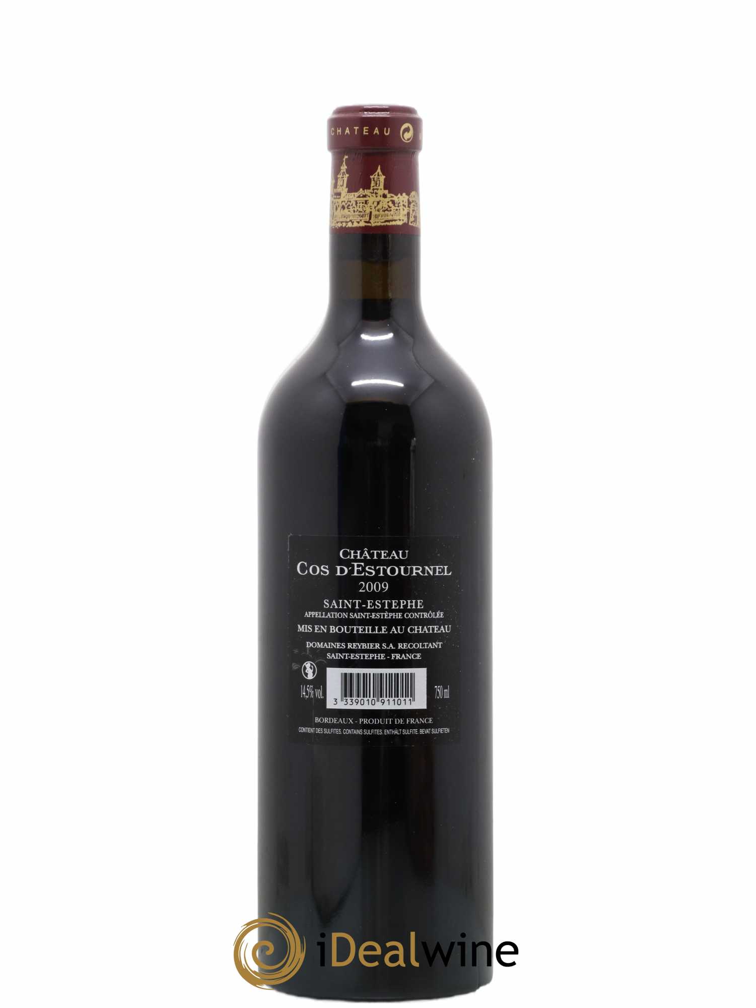 Cos d'Estournel 2ème Grand Cru Classé 2009 - Lot de 1 bouteille - 1