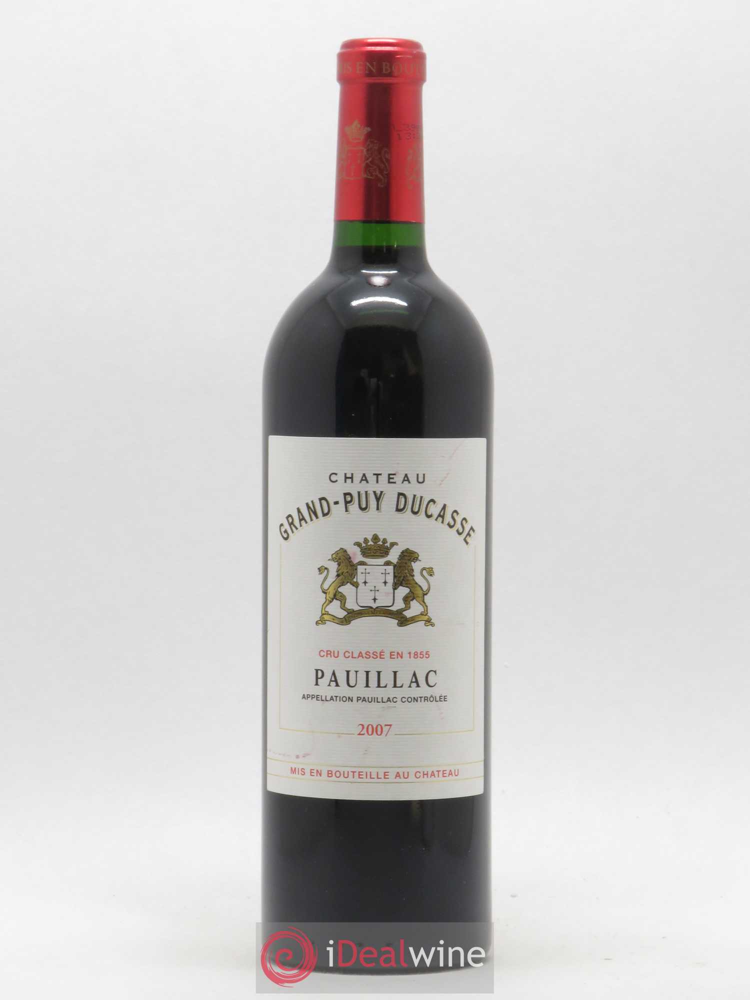 Château Grand Puy Ducasse 5ème Grand Cru Classé 2007 - Lot de 1 bouteille - 0