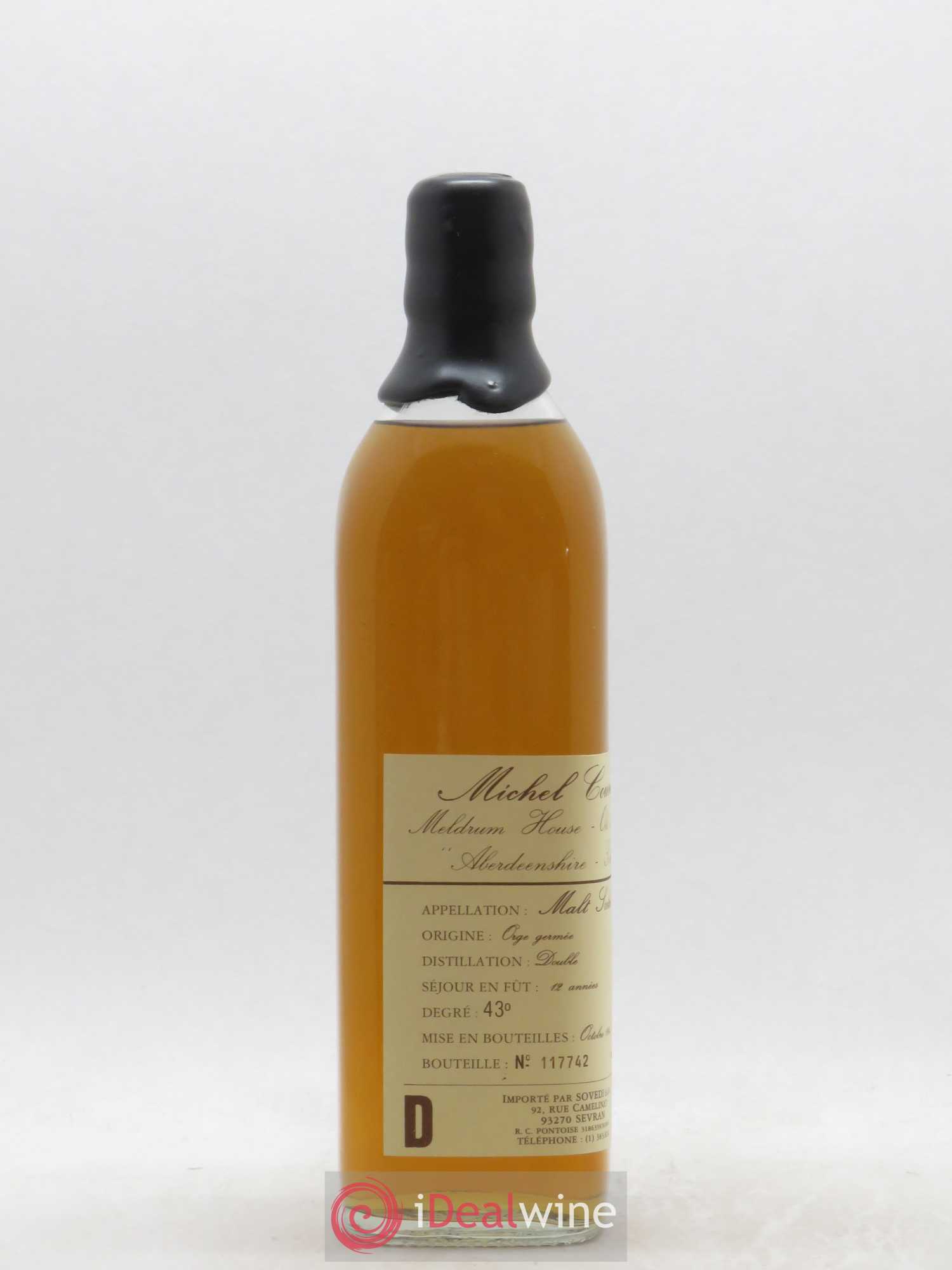 Whisky Scotch Malt Old Meldrum House Aberdeenshire 12 ans Michel Couvreur - Lot de 1 bouteille - 1