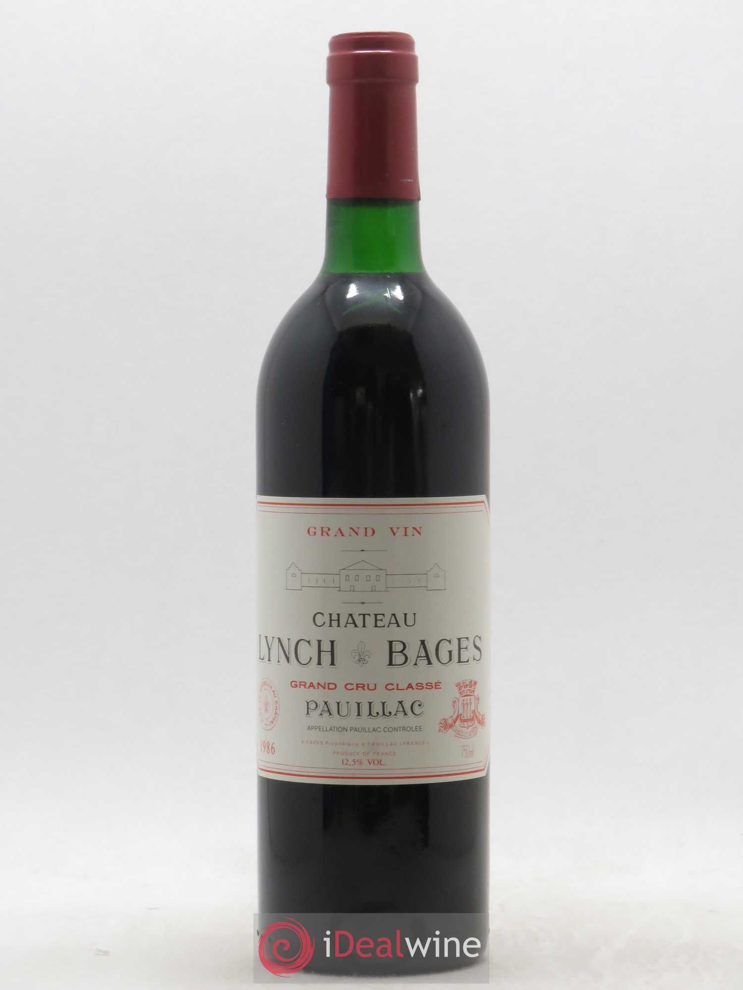 Château Lynch Bages 5ème Grand Cru Classé 1986 - Lot de 1 bouteille - 0