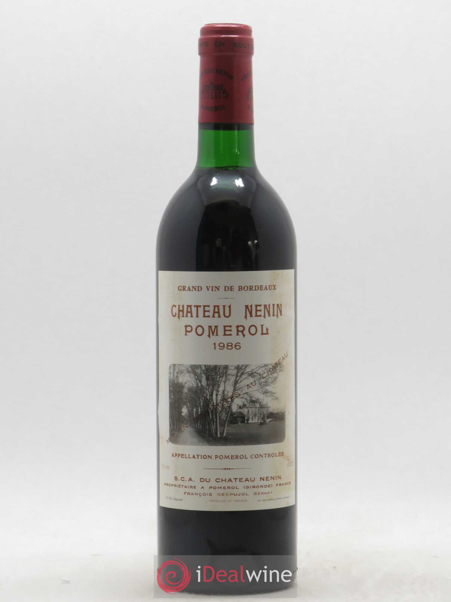 Château Nenin 1986 - Lot de 1 bouteille - 0
