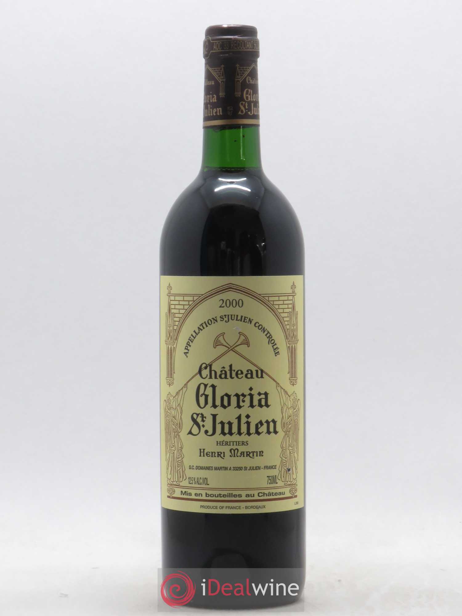 Château Gloria 2000 - Lot de 1 bouteille - 0
