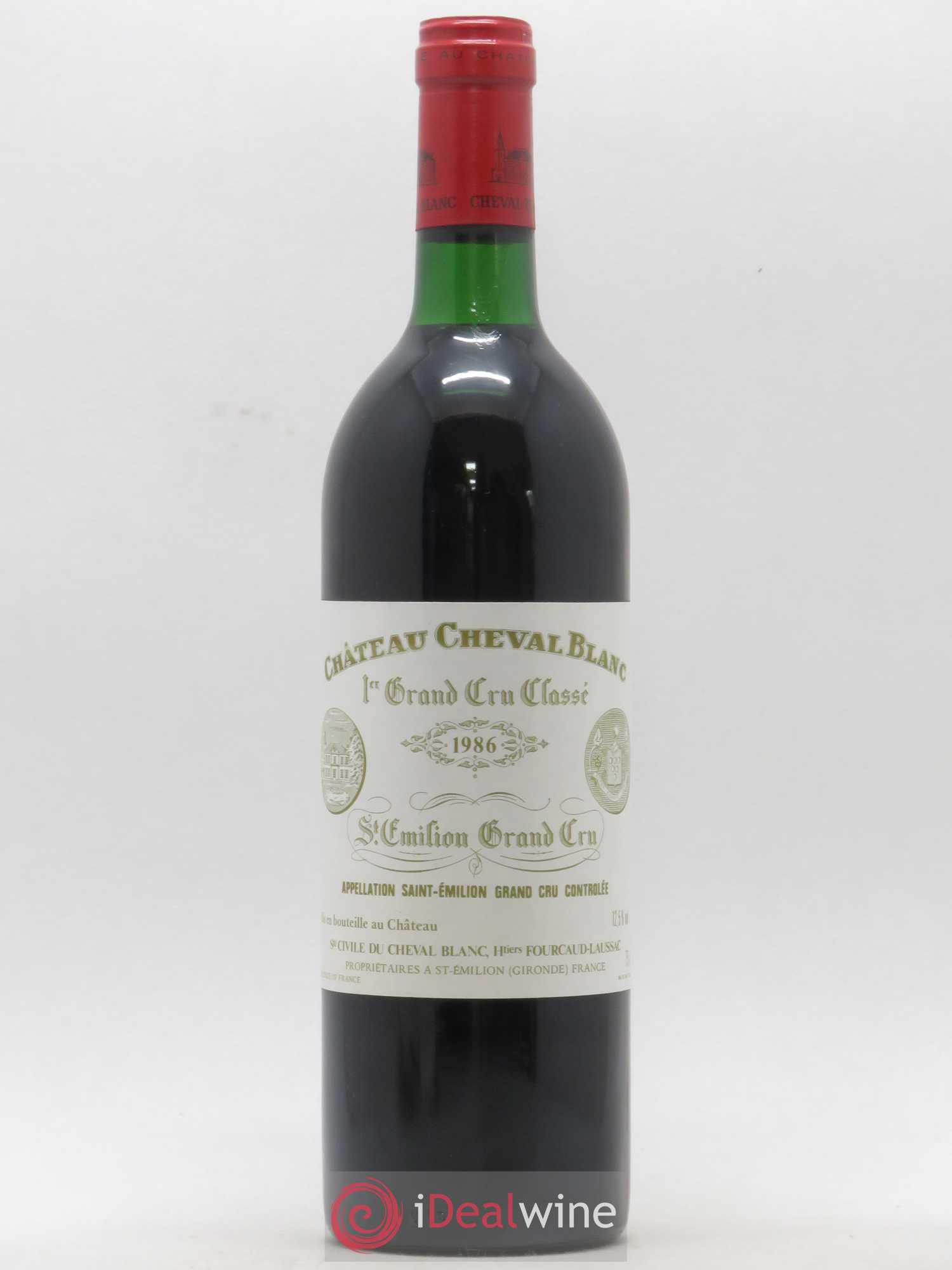 Château Cheval Blanc 1er Grand Cru Classé A 1986 - Lot de 1 bouteille - 0