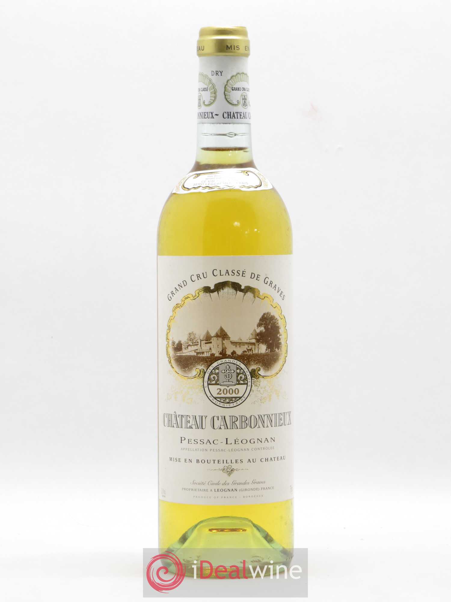 Château Carbonnieux Cru Classé de Graves 2000 - Lot de 1 bouteille - 0