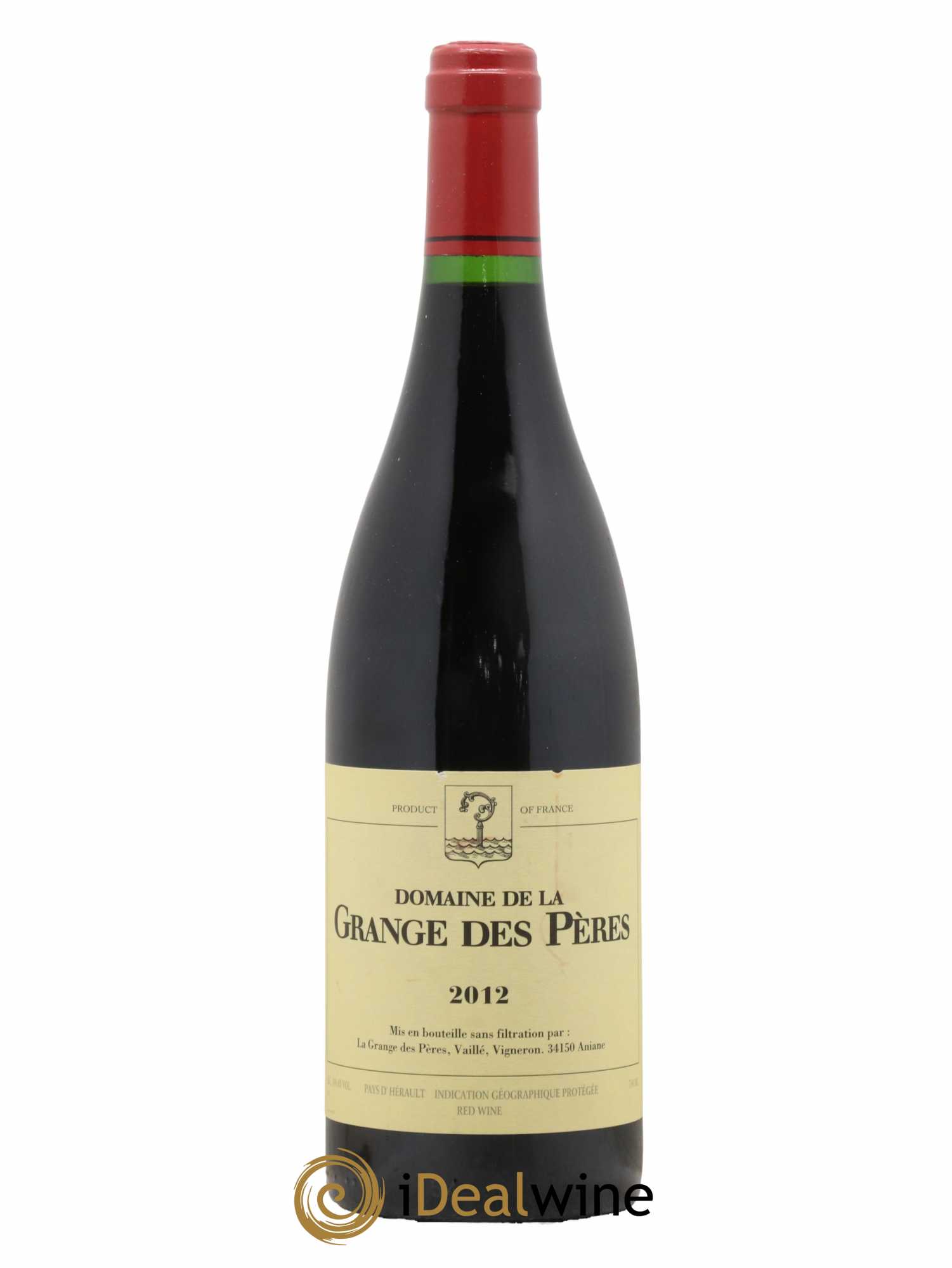 Pays d'Hérault Grange des Pères Laurent Vaillé 2012 - Lot de 1 bouteille - 0