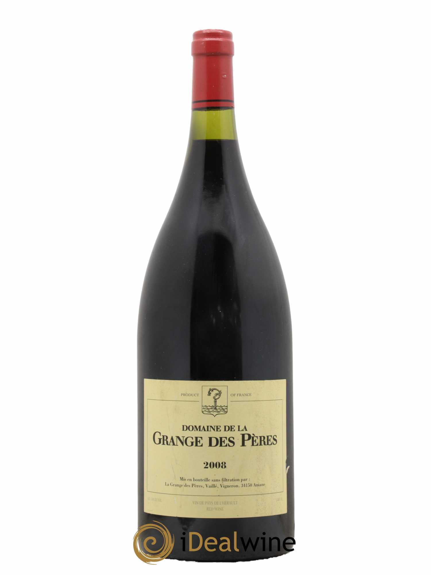 Pays d'Hérault Grange des Pères Laurent Vaillé 2008 - Lot de 1 magnum - 0