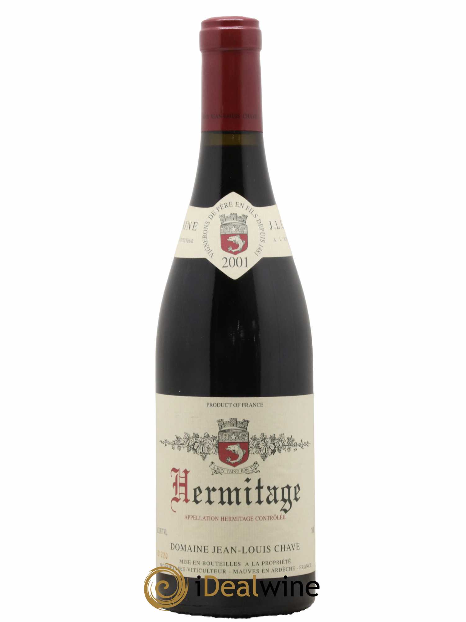 Hermitage Jean-Louis Chave 2001 - Lot de 1 bouteille - 0