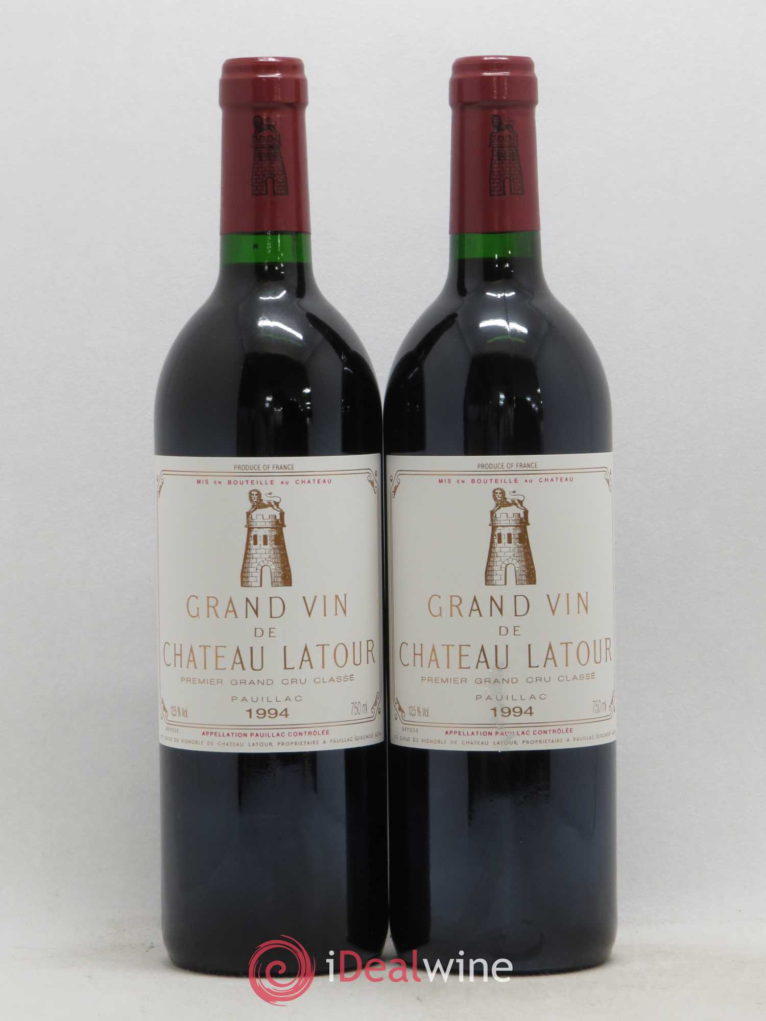 Château Latour 1er Grand Cru Classé 1994 - Lot de 2 bouteilles - 0