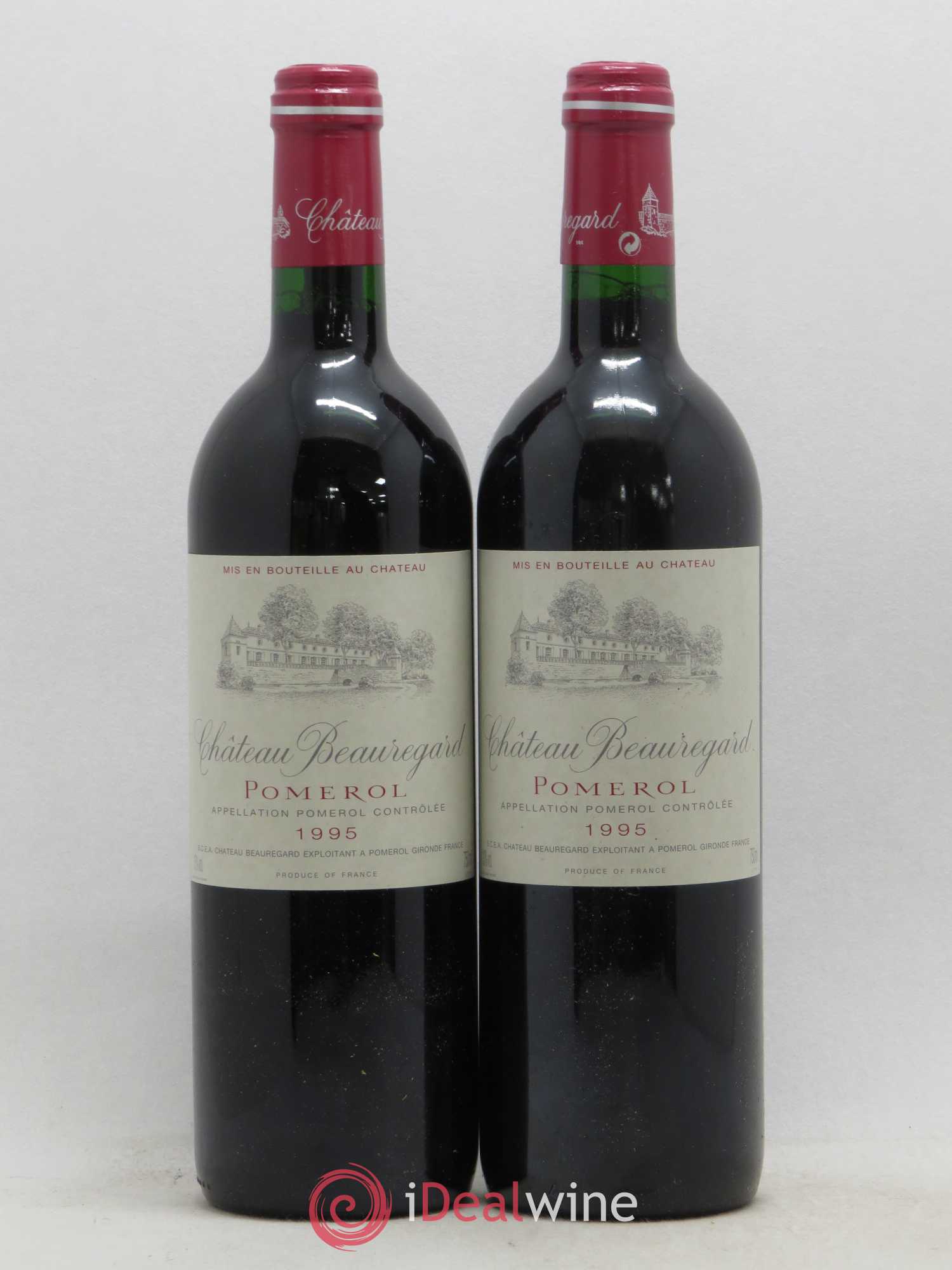 Château Beauregard 1995 - Lot de 2 bouteilles - 0