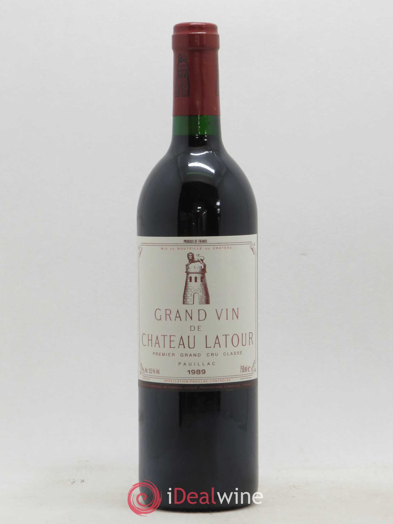 Château Latour 1er Grand Cru Classé 1989 - Lot de 1 bouteille - 0