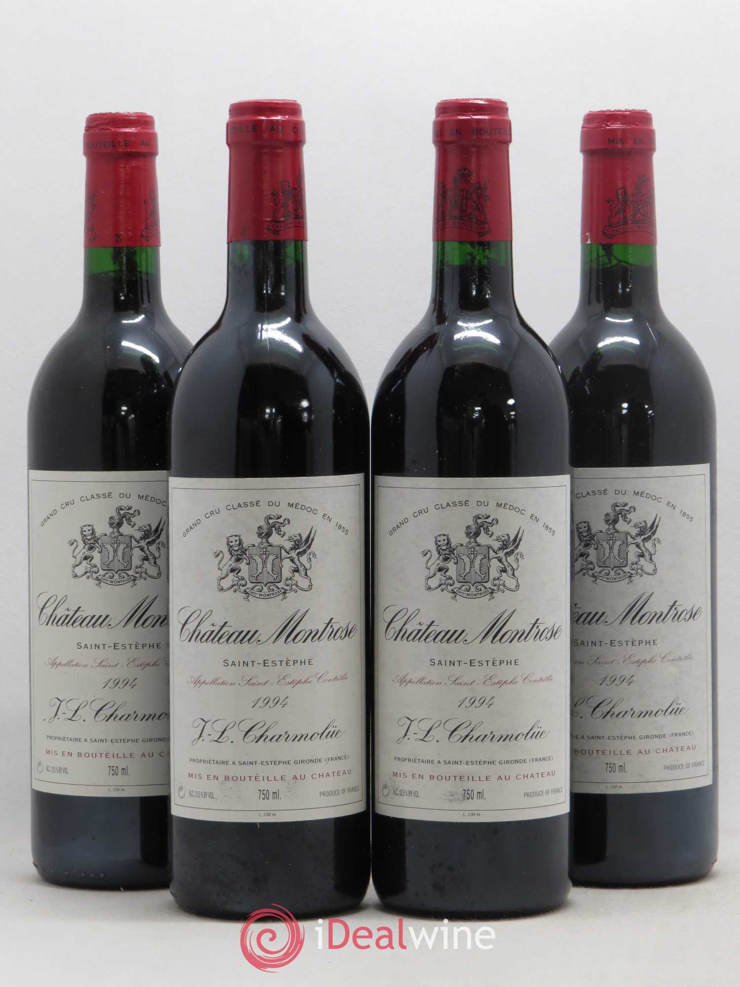 Château Montrose 2ème Grand Cru Classé 1994 - Lot de 4 bouteilles - 0