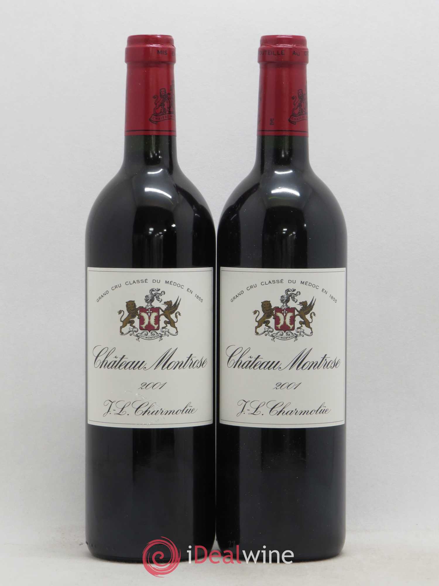 Château Montrose 2ème Grand Cru Classé 2001 - Lot de 2 bouteilles - 0