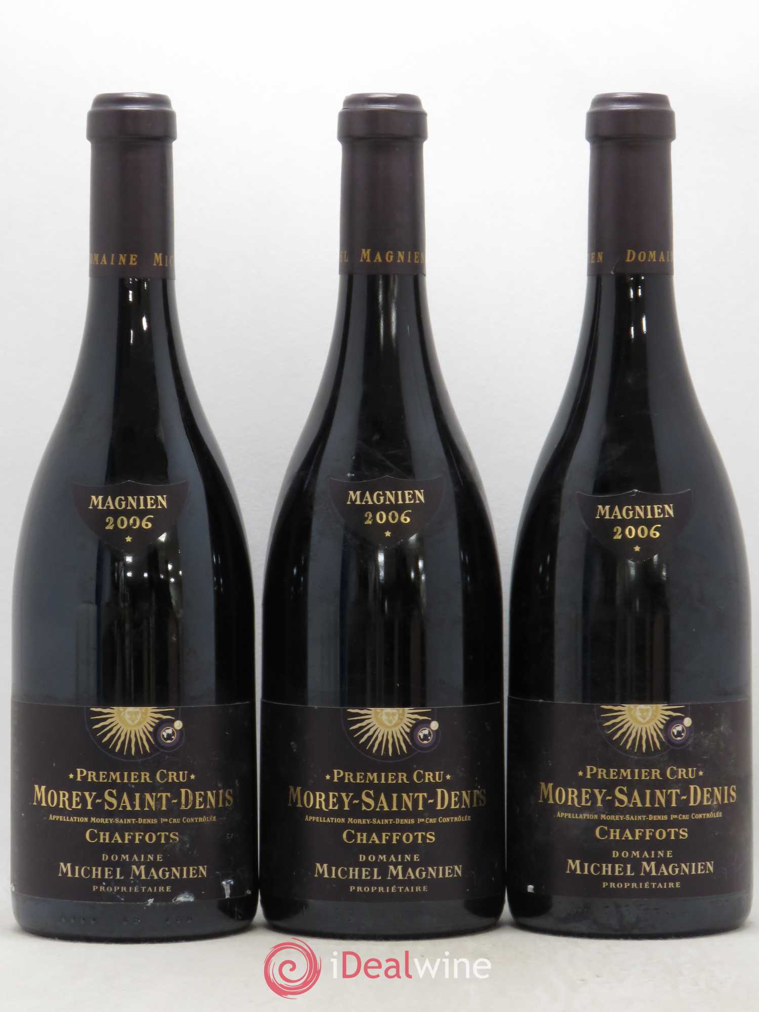 Morey-Saint-Denis 1er Cru Chaffots Domaine Michel Magnien 2006 - Lotto di 3 bottiglie - 0