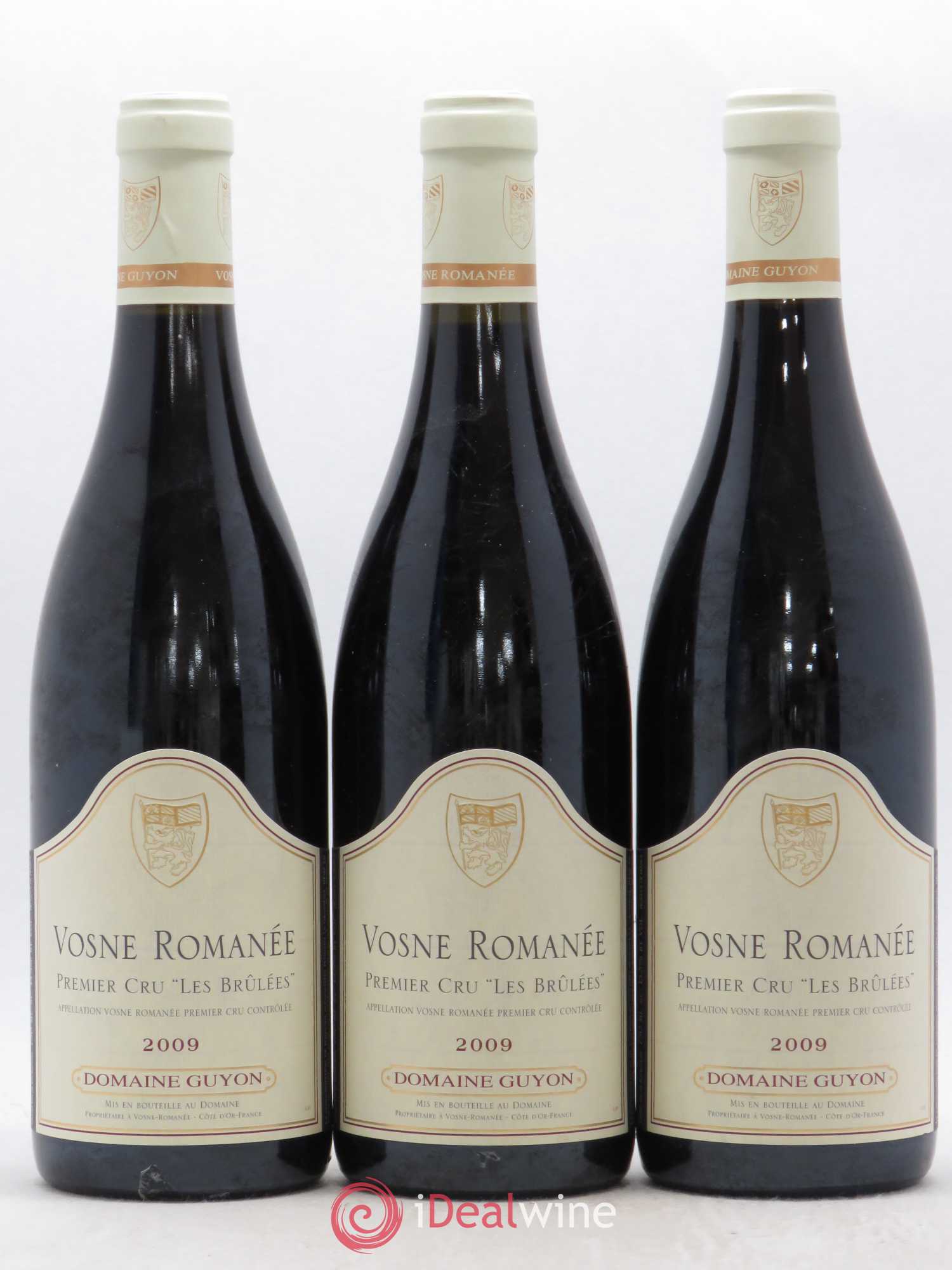 Vosne-Romanée 1er Cru Les Brulées Domaine Guyon 2009 - Posten von 3 Flaschen - 0