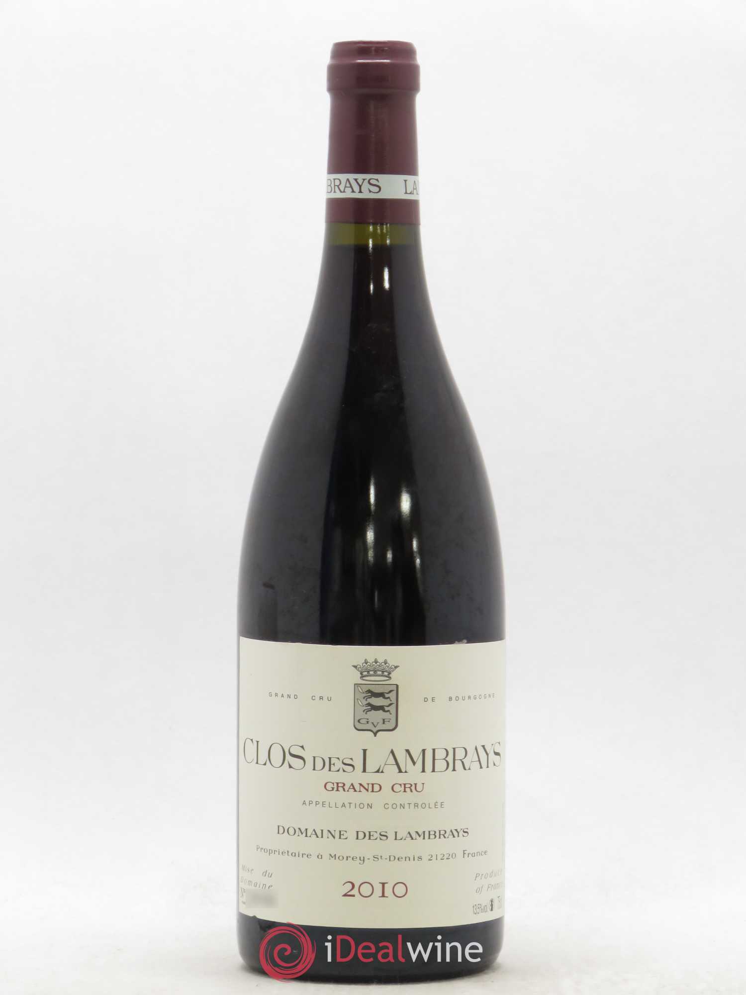Clos des Lambrays Grand Cru Domaine des Lambrays 2010 - Lot de 1 bouteille - 0