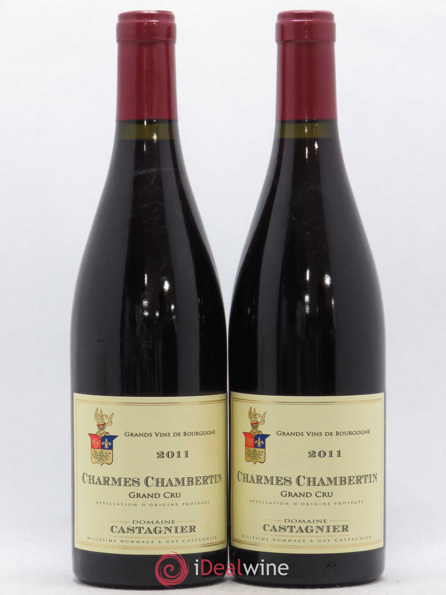 Charmes-Chambertin Grand Cru Domaine Jerome Castagnier 2011 - Posten von 2 Flaschen - 0