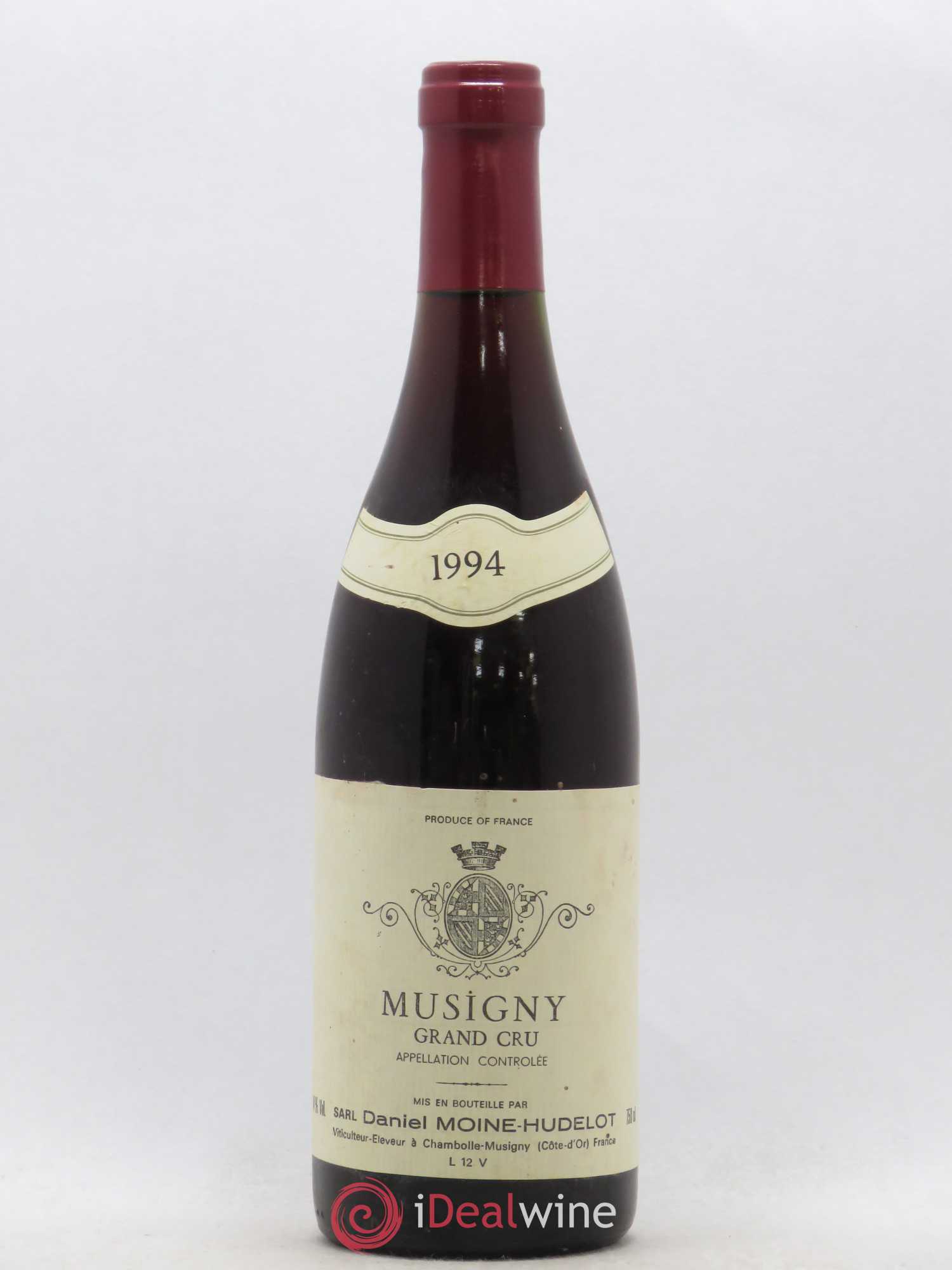 Musigny Grand Cru Moine-Hudelot (Domaine) 1994 - Lot de 1 bouteille - 0
