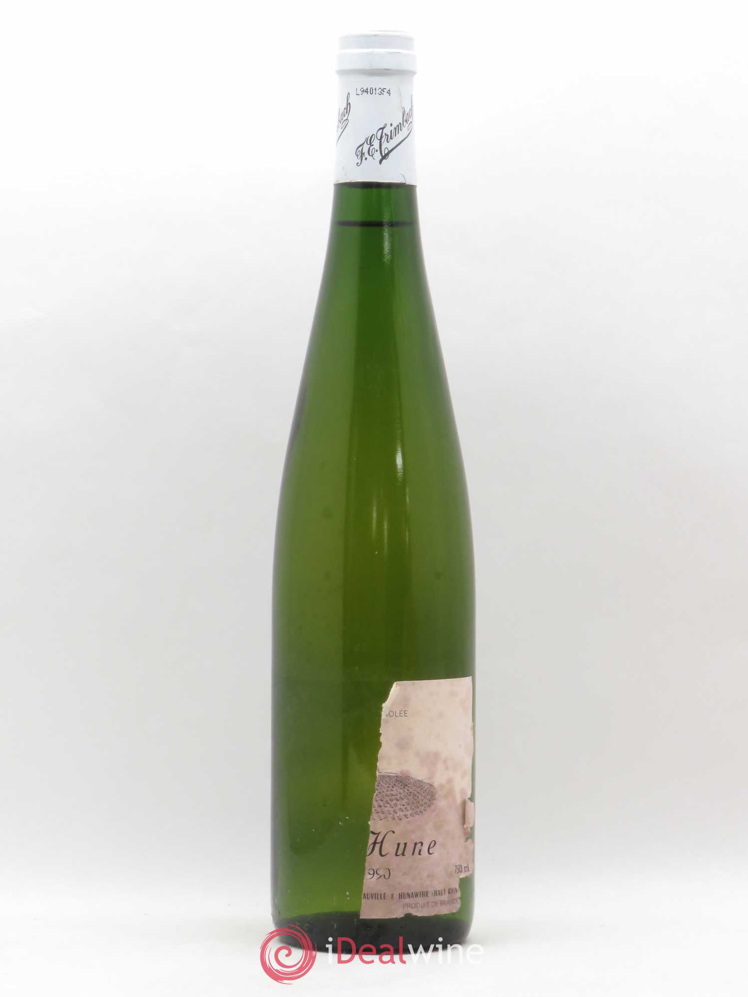 Alsace Riesling Clos Sainte-Hune Trimbach (Domaine) 1990 - Lot de 1 bouteille - 0