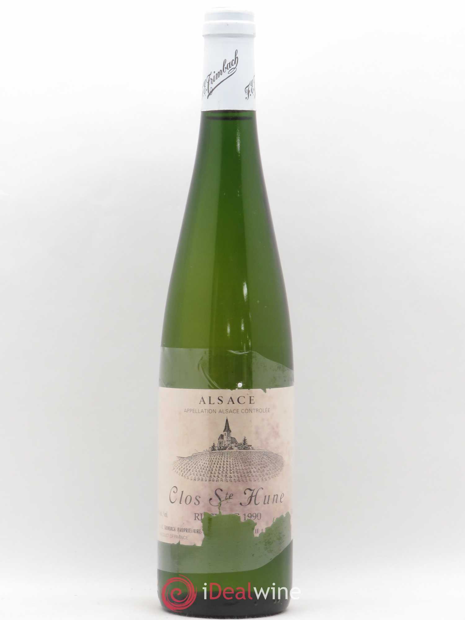 Alsace Riesling Clos Sainte-Hune Trimbach (Domaine) 1990 - Lot de 1 bouteille - 0