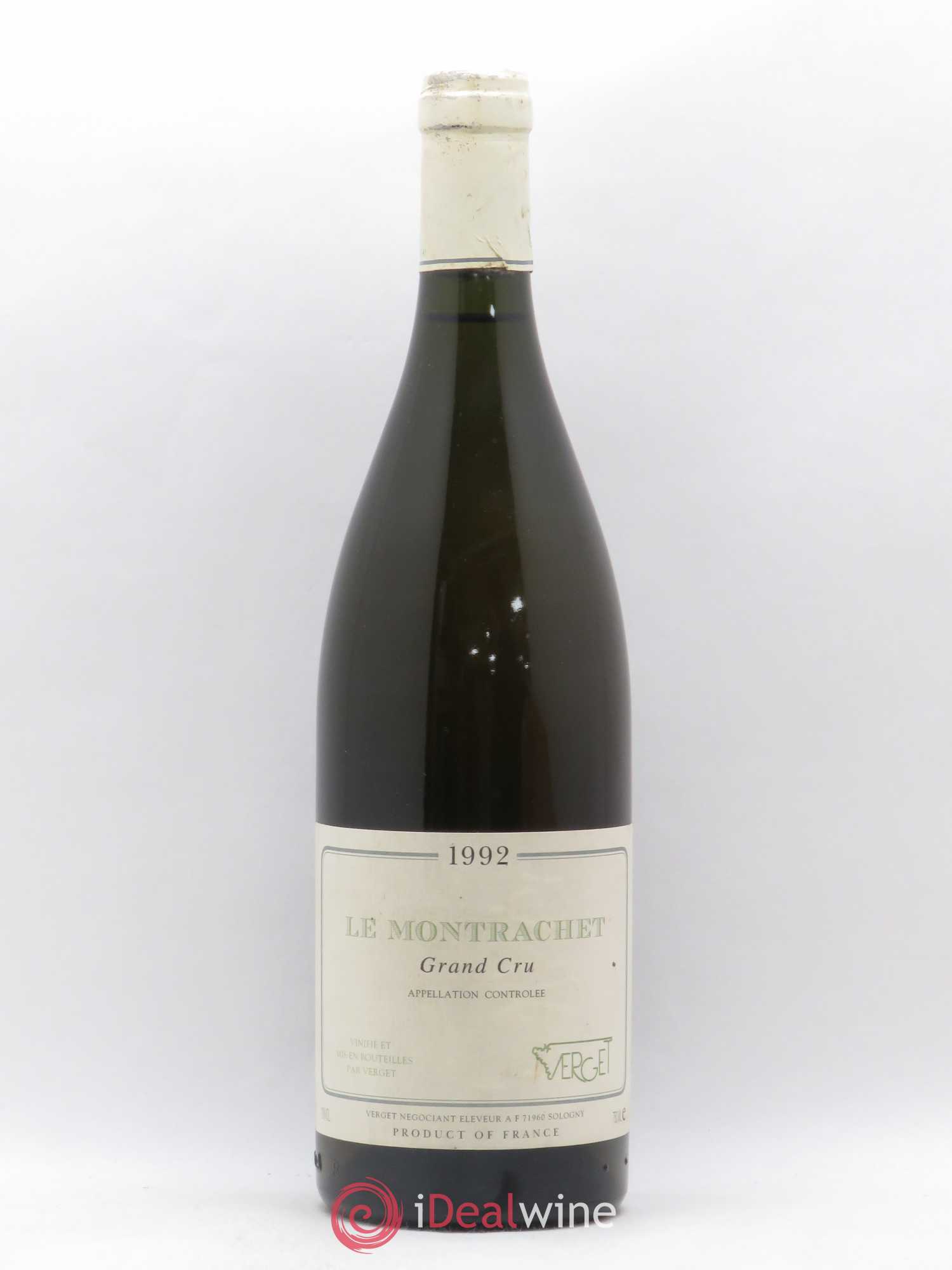 Montrachet Grand Cru Verget 1992 - Lot de 1 bouteille - 0