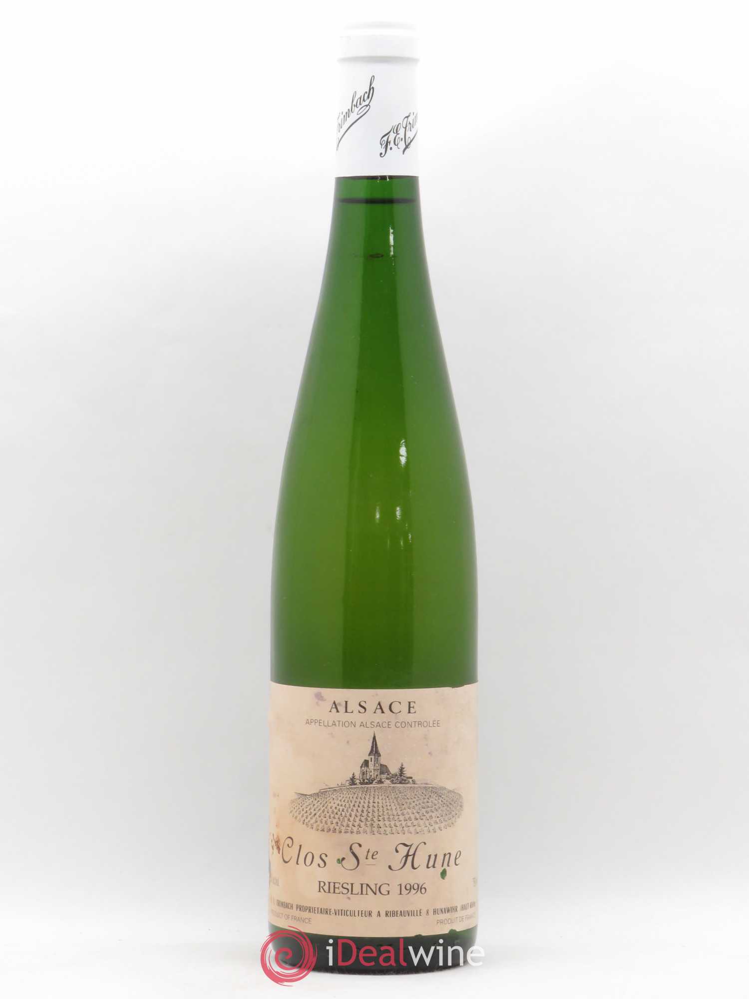 Alsace Riesling Clos Sainte-Hune Trimbach (Domaine) 1996 - Lot de 1 bouteille - 0