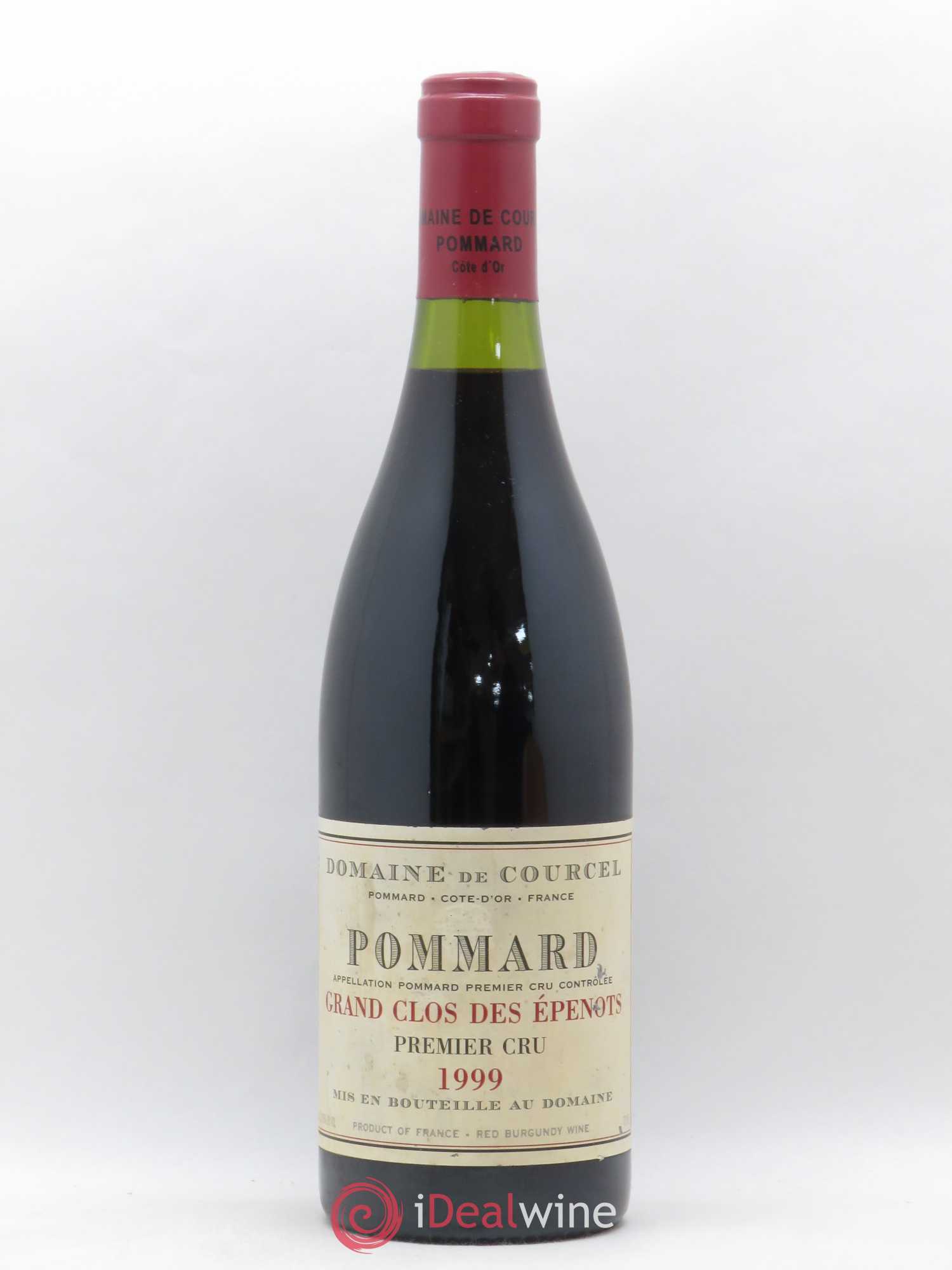 Pommard 1er Cru Grand Clos des Epenots de Courcel (Domaine) 1999 - Lot de 1 bouteille - 0