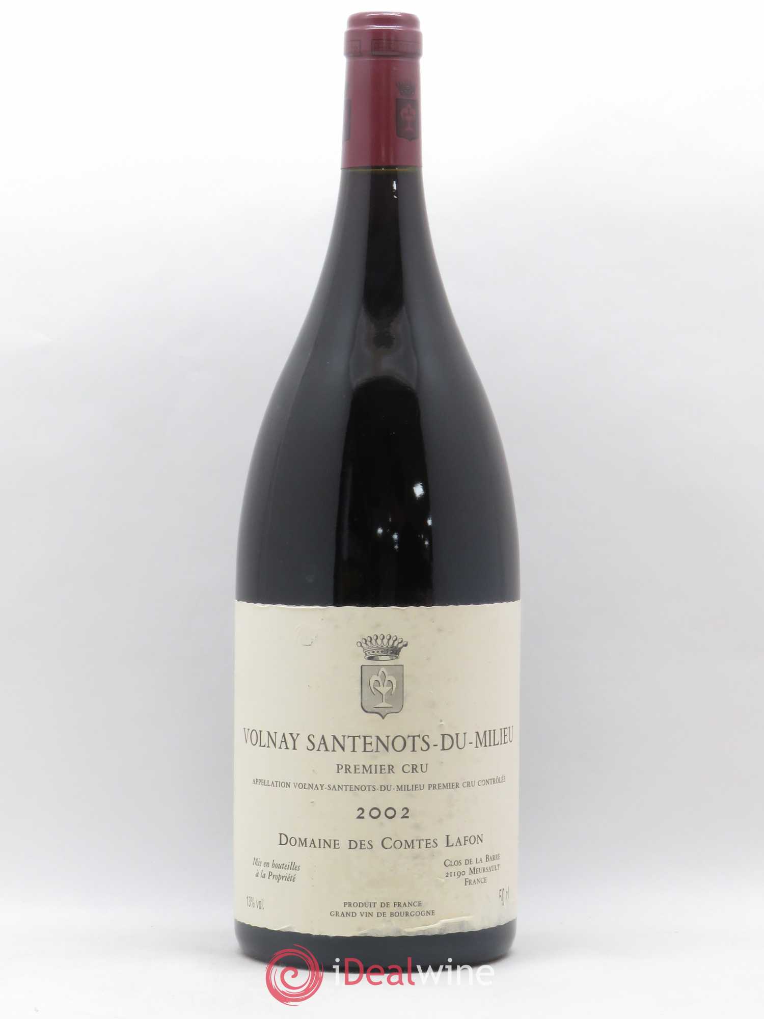 Volnay 1er Cru Santenots du Milieu Comtes Lafon (Domaine des) 2002 - Lot de 1 magnum - 0
