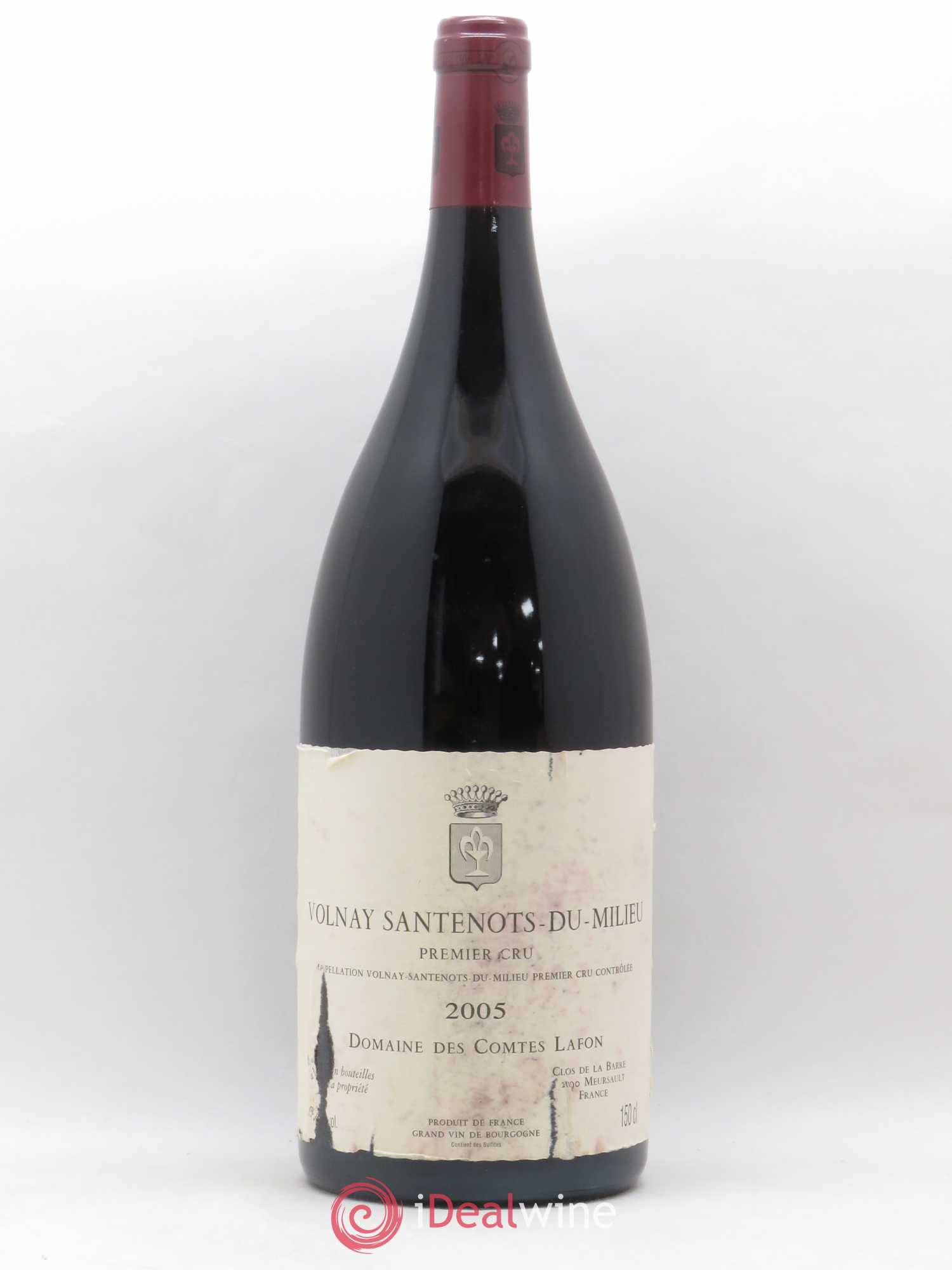 Volnay 1er Cru Santenots du Milieu Comtes Lafon (Domaine des) 2005 - Lot de 1 magnum - 0