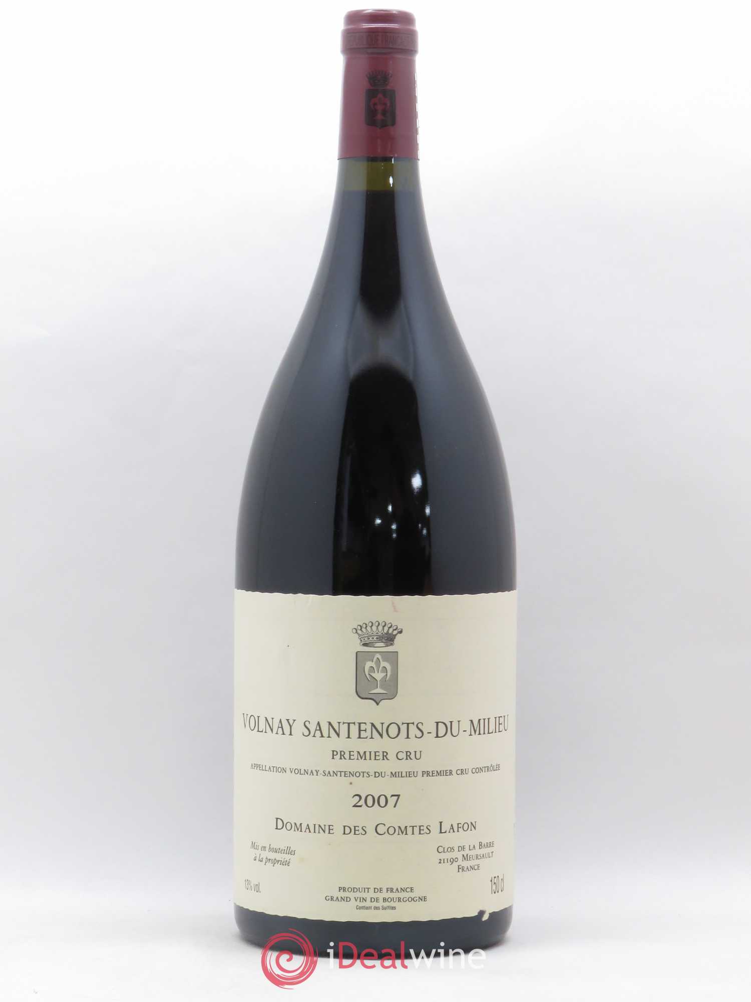 Volnay 1er Cru Santenots du Milieu Comtes Lafon (Domaine des) 2007 - Lot de 1 magnum - 0