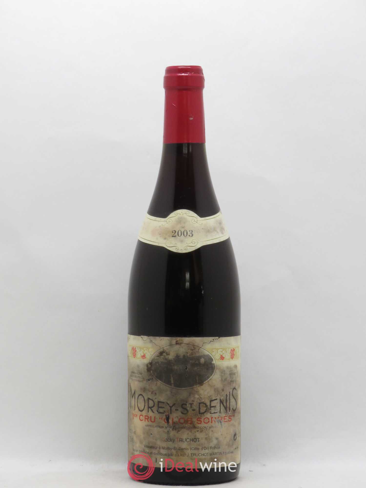 Morey-Saint-Denis 1er Cru Clos Sorbés Jacky Truchot 2003 - Lot de 1 bouteille - 0