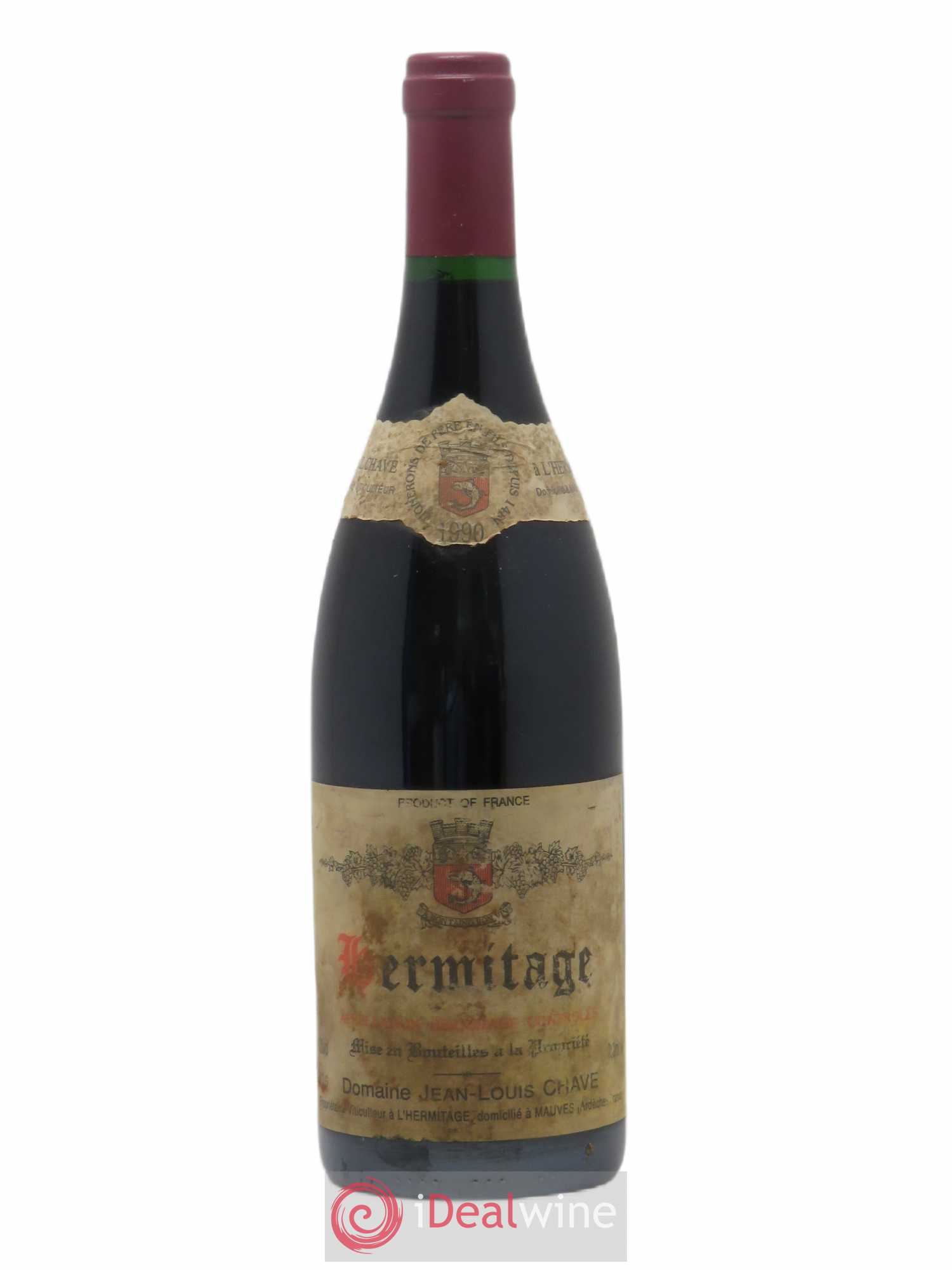 Hermitage Jean-Louis Chave 1990 - Lot de 1 bouteille - 0