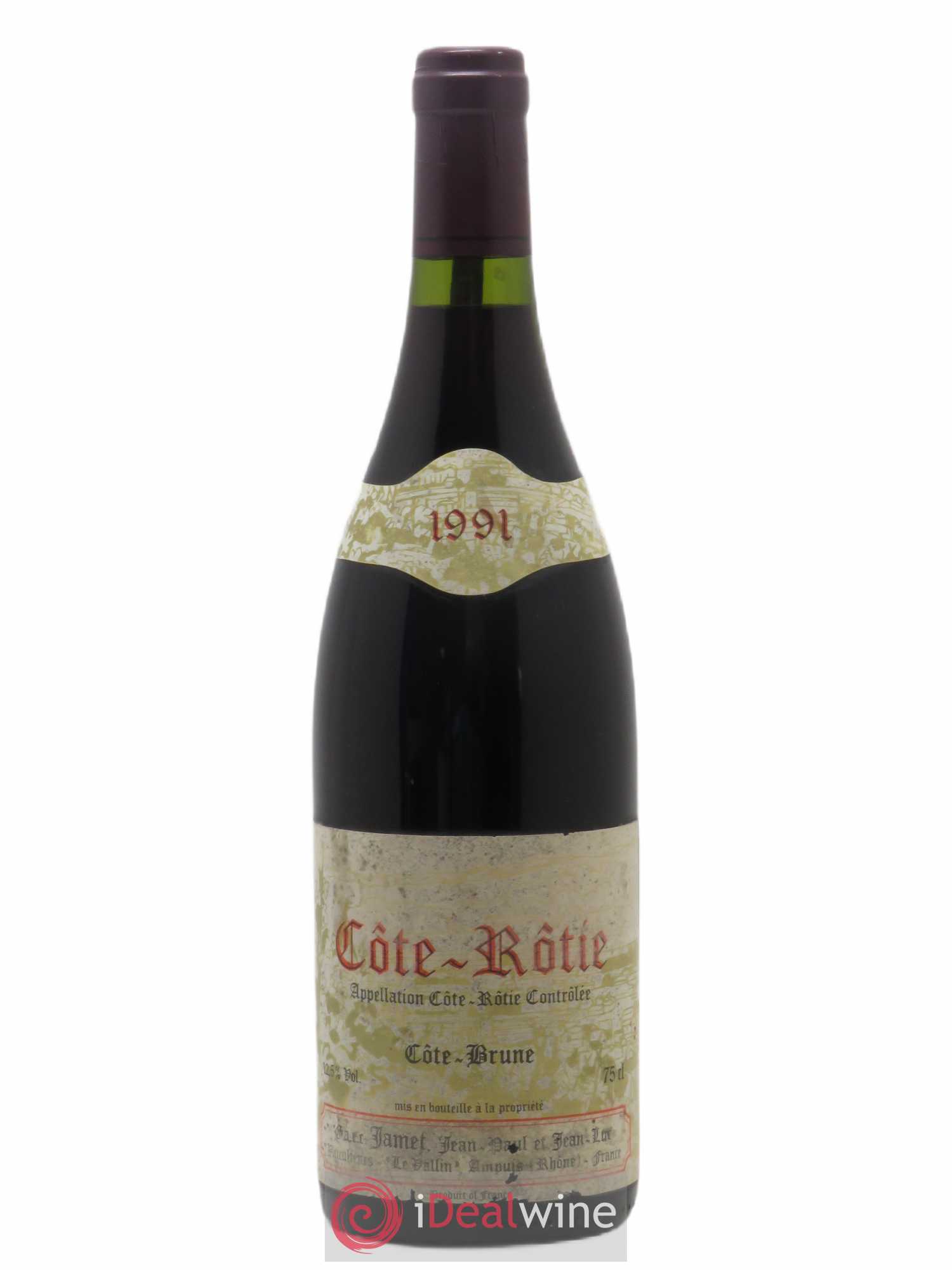 Côte-Rôtie Côte Brune Jamet (Domaine) 1991 - Lot de 1 bouteille - 0