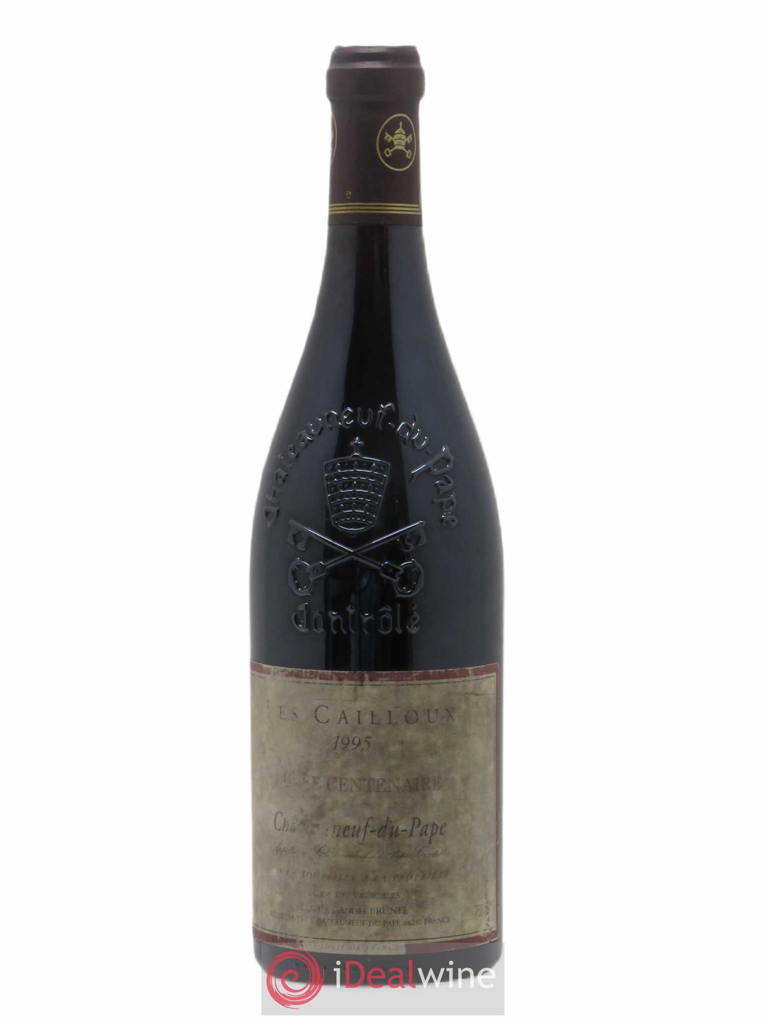 Châteauneuf-du-Pape Les Cailloux Cuvée Centenaire André Brunel 1995 - Lot de 1 bouteille - 0