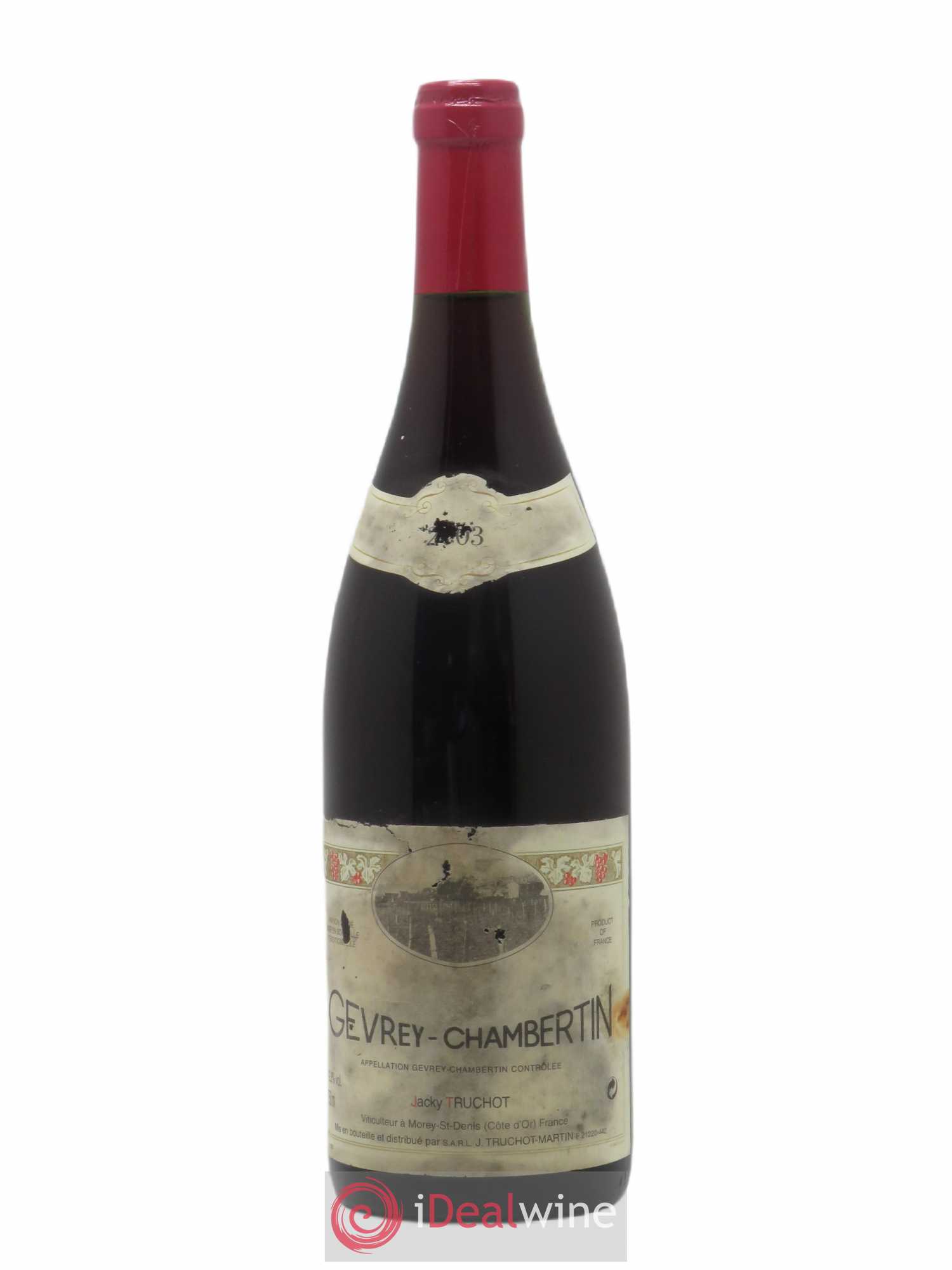 Gevrey-Chambertin Jacky Truchot 2003 - Lot de 1 bouteille - 0
