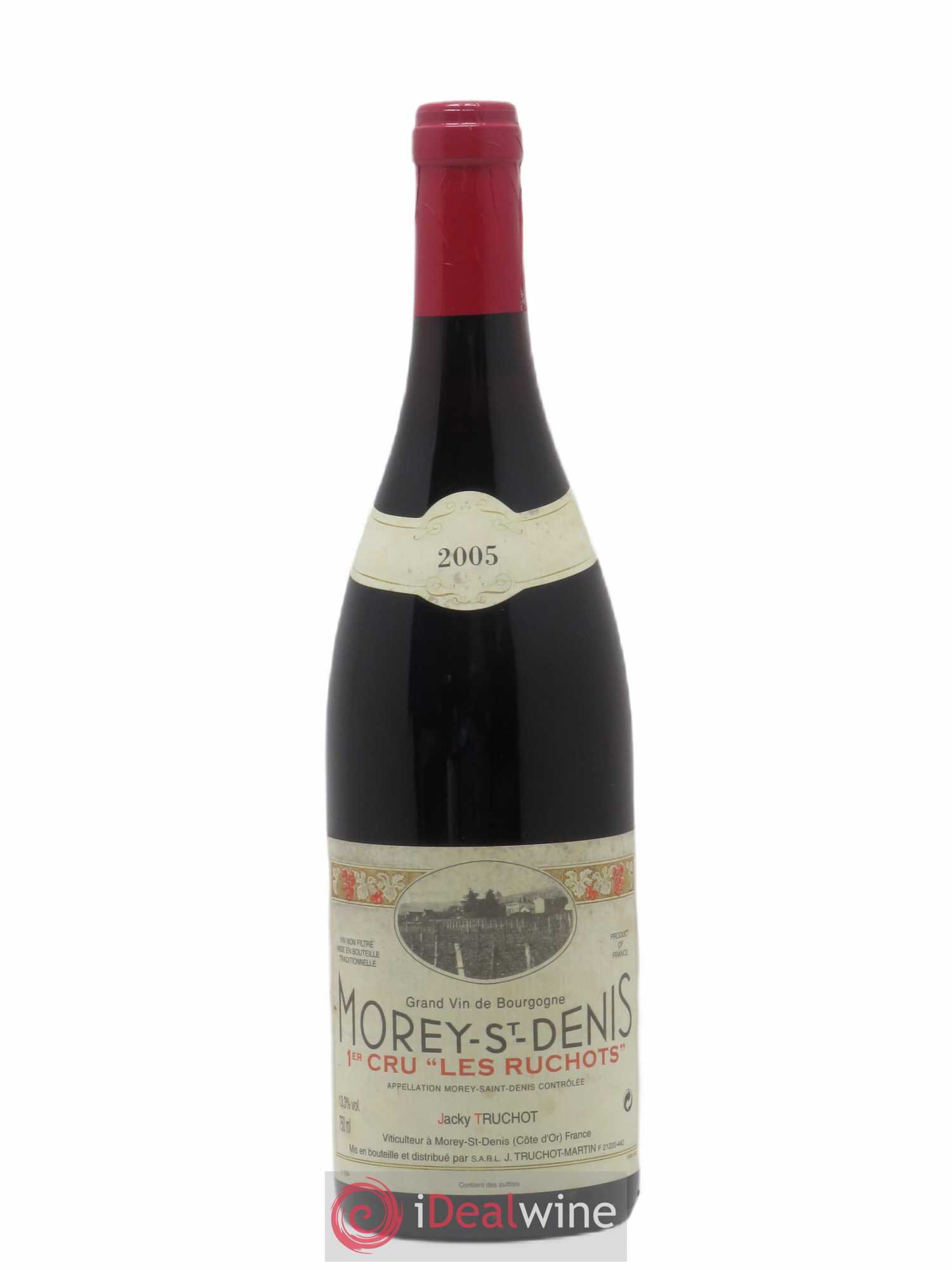 Morey-Saint-Denis 1er Cru Les Ruchots Jacky Truchot 2005 - Lot de 1 bouteille - 0