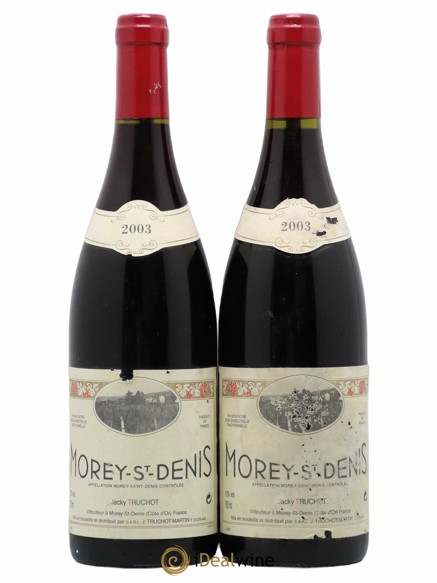 Morey-Saint-Denis Jacky Truchot 2003 - Lot de 2 bouteilles - 0