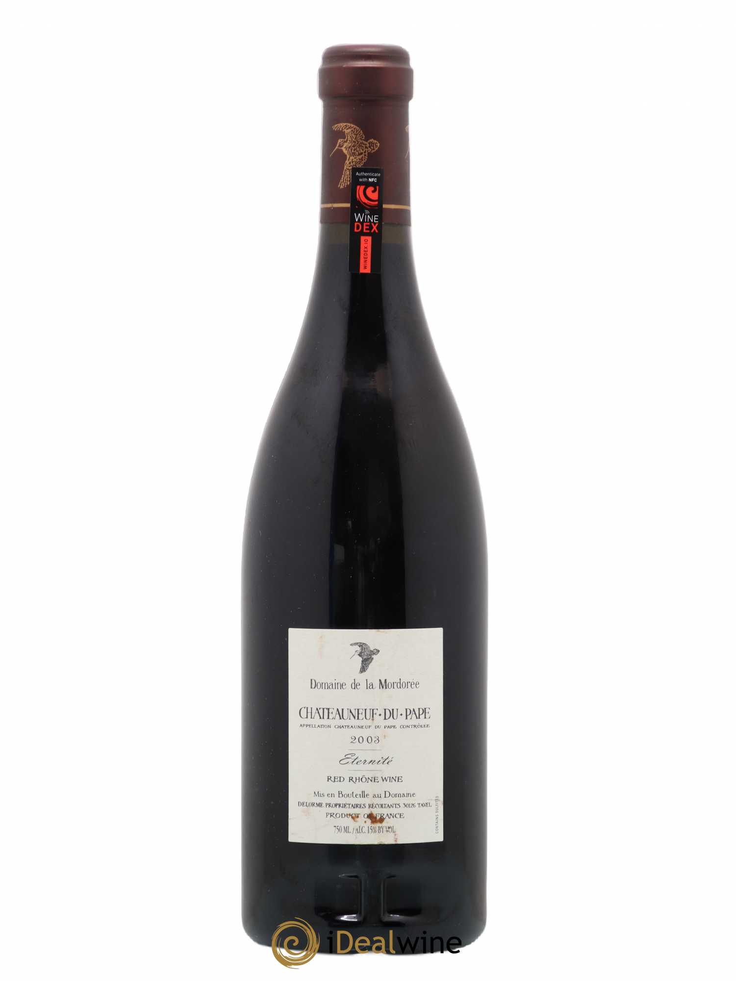 Châteauneuf-du-Pape La Plume du Peintre La Mordorée (Domaine de) 2003 - Lot de 1 bouteille - 1