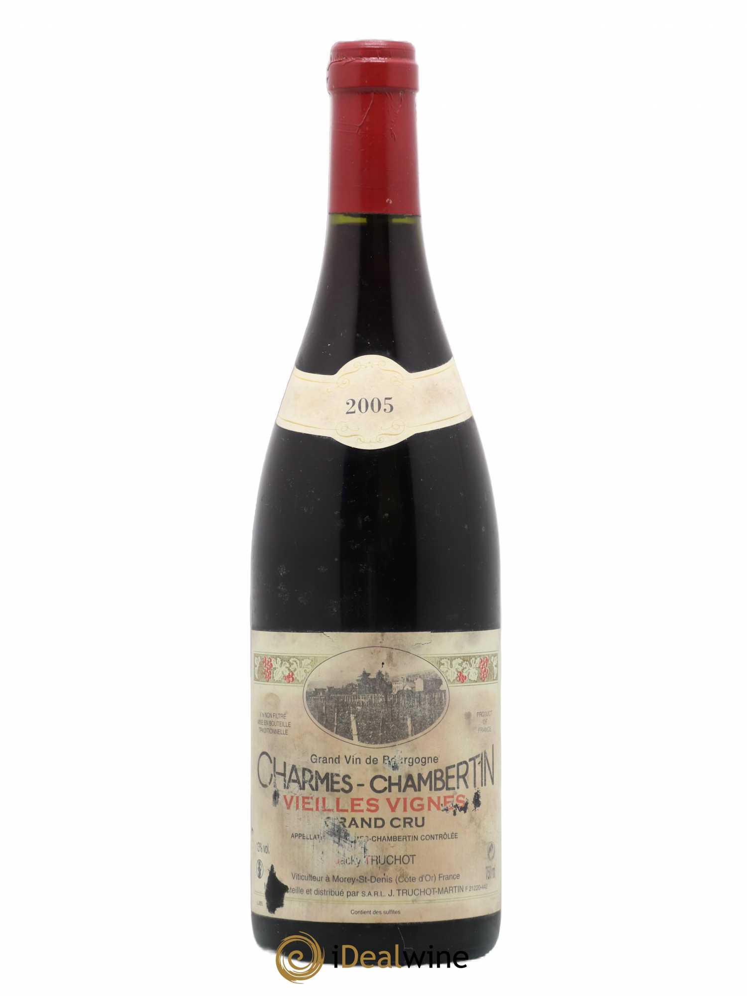 Charmes-Chambertin Grand Cru Vieilles Vignes Jacky Truchot 2005 - Lot de 1 bouteille - 0