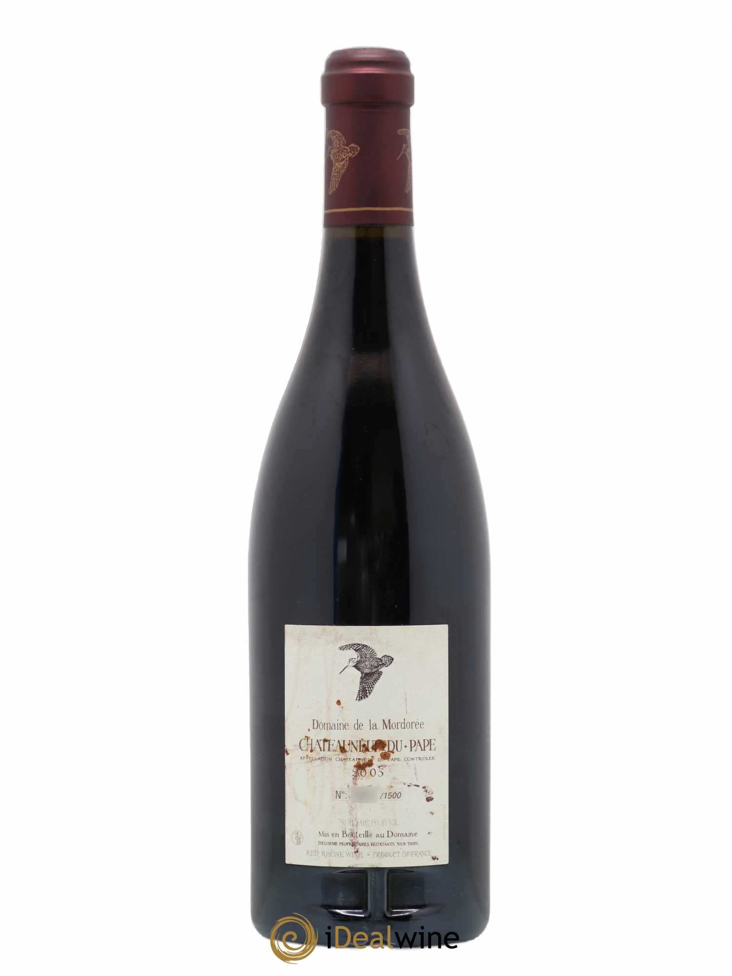 Châteauneuf-du-Pape La Plume du Peintre La Mordorée (Domaine de) 2005 - Lot de 1 bouteille - 1