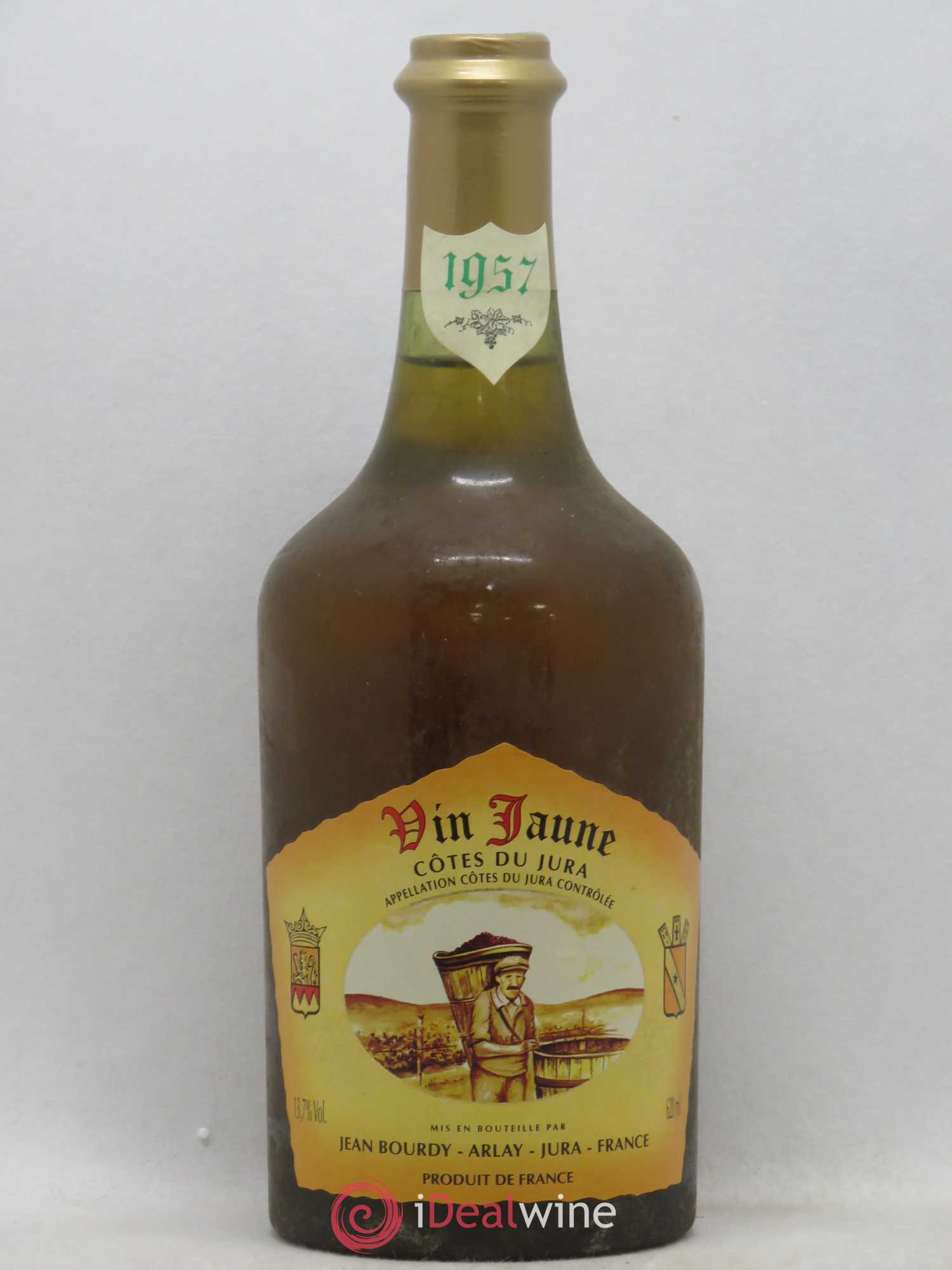 Côtes du Jura Vin Jaune Jean Bourdy (sans prix de réserve) 1957 - Lot de 1 bouteille - 0