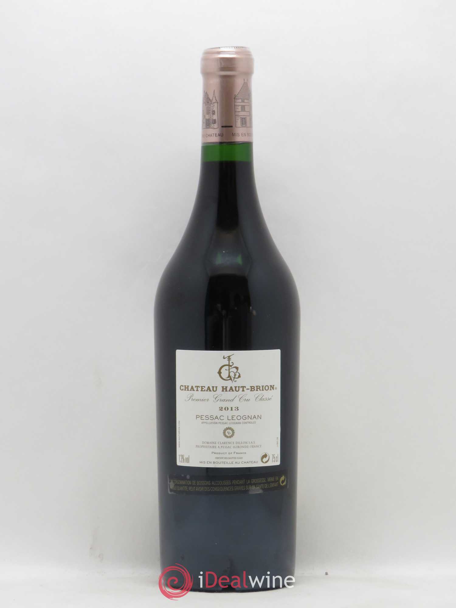 Château Haut Brion 1er Grand Cru Classé (sans prix de réserve) 2013 - Lot de 1 bouteille - 1