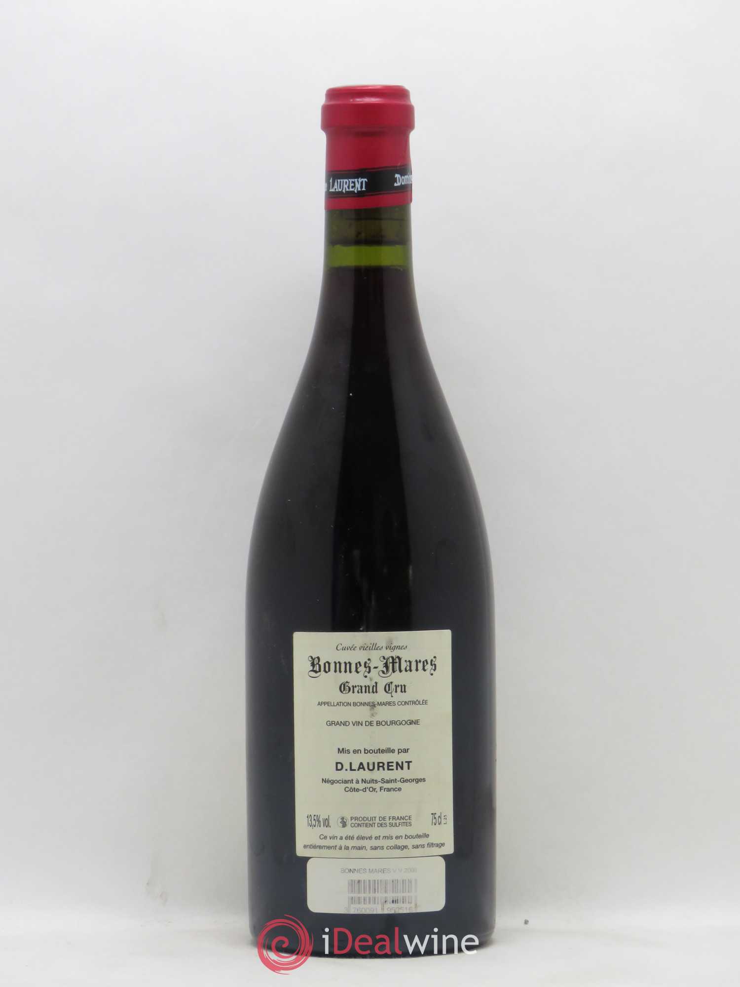 Bonnes-Mares Grand Cru Dominique Laurent grande cuvée vieilles vignes (sans prix de réserve) 2008 - Posten von 1 Flasche - 1