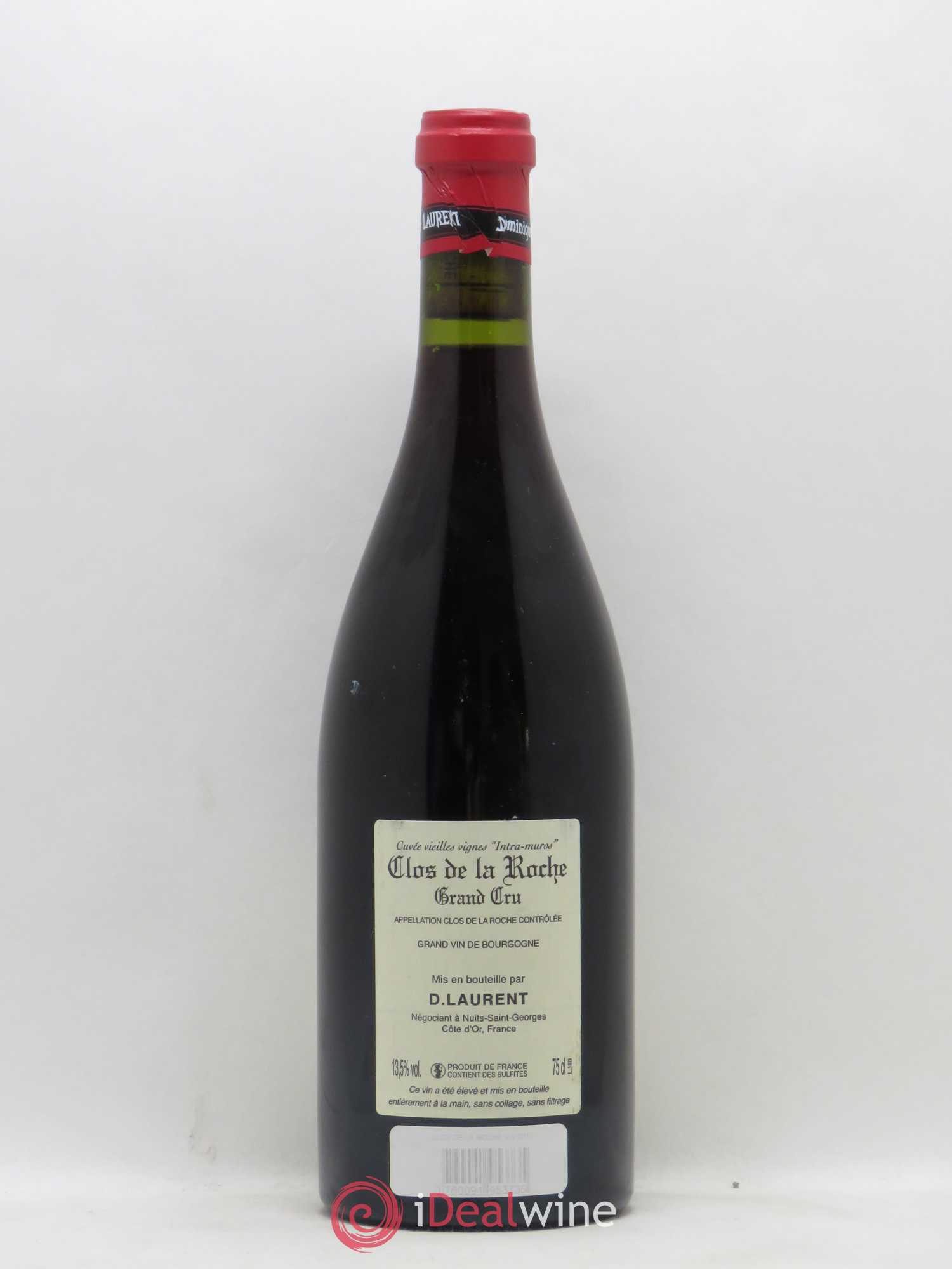 Clos de la Roche Grand Cru Dominique Laurent cuvée vieilles vignes intra muros (sans prix de réserve) 2013 - Posten von 1 Flasche - 1