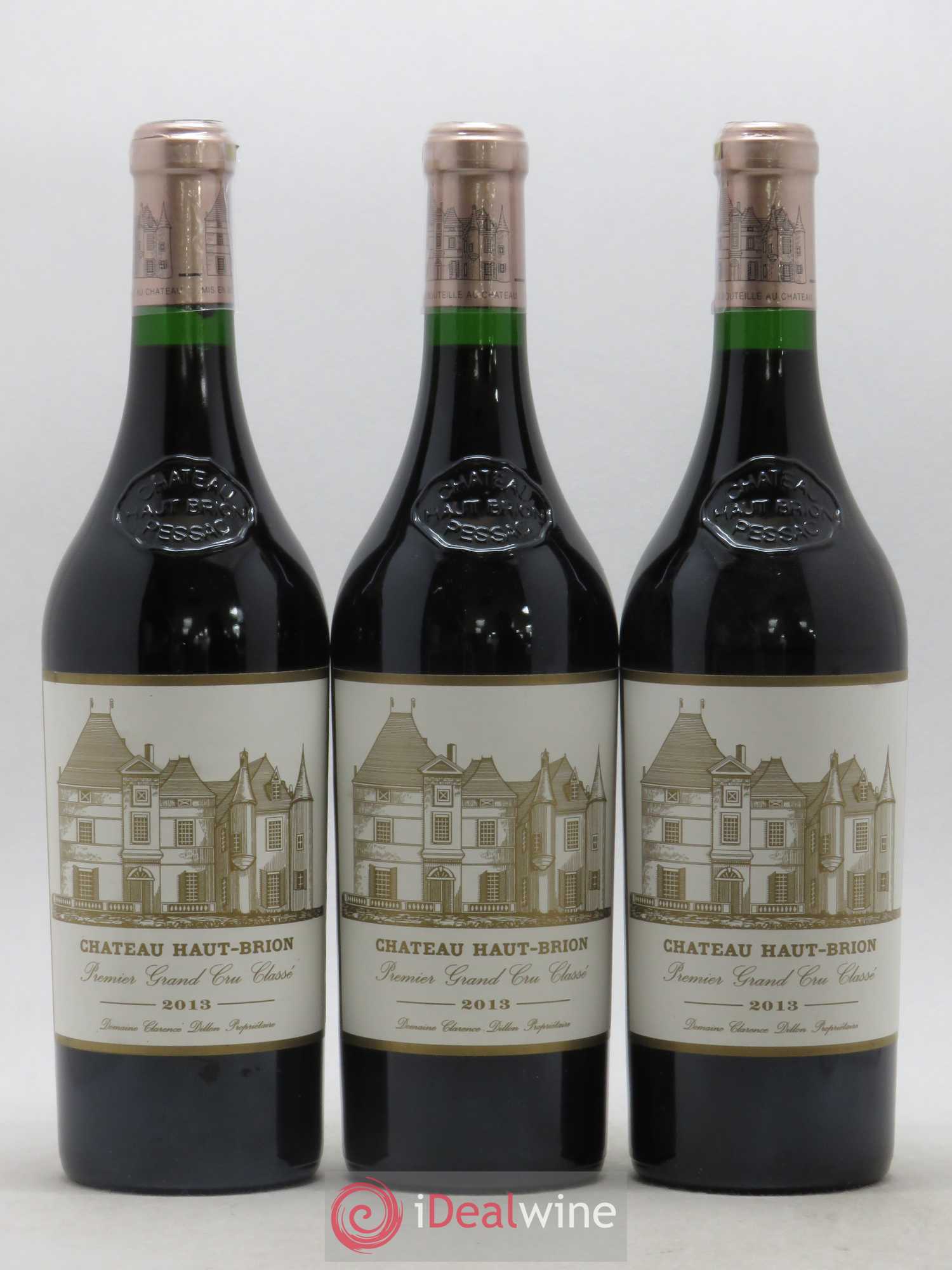 Château Haut Brion 1er Grand Cru Classé (sans prix de réserve) 2013 - Lot de 3 bouteilles - 0