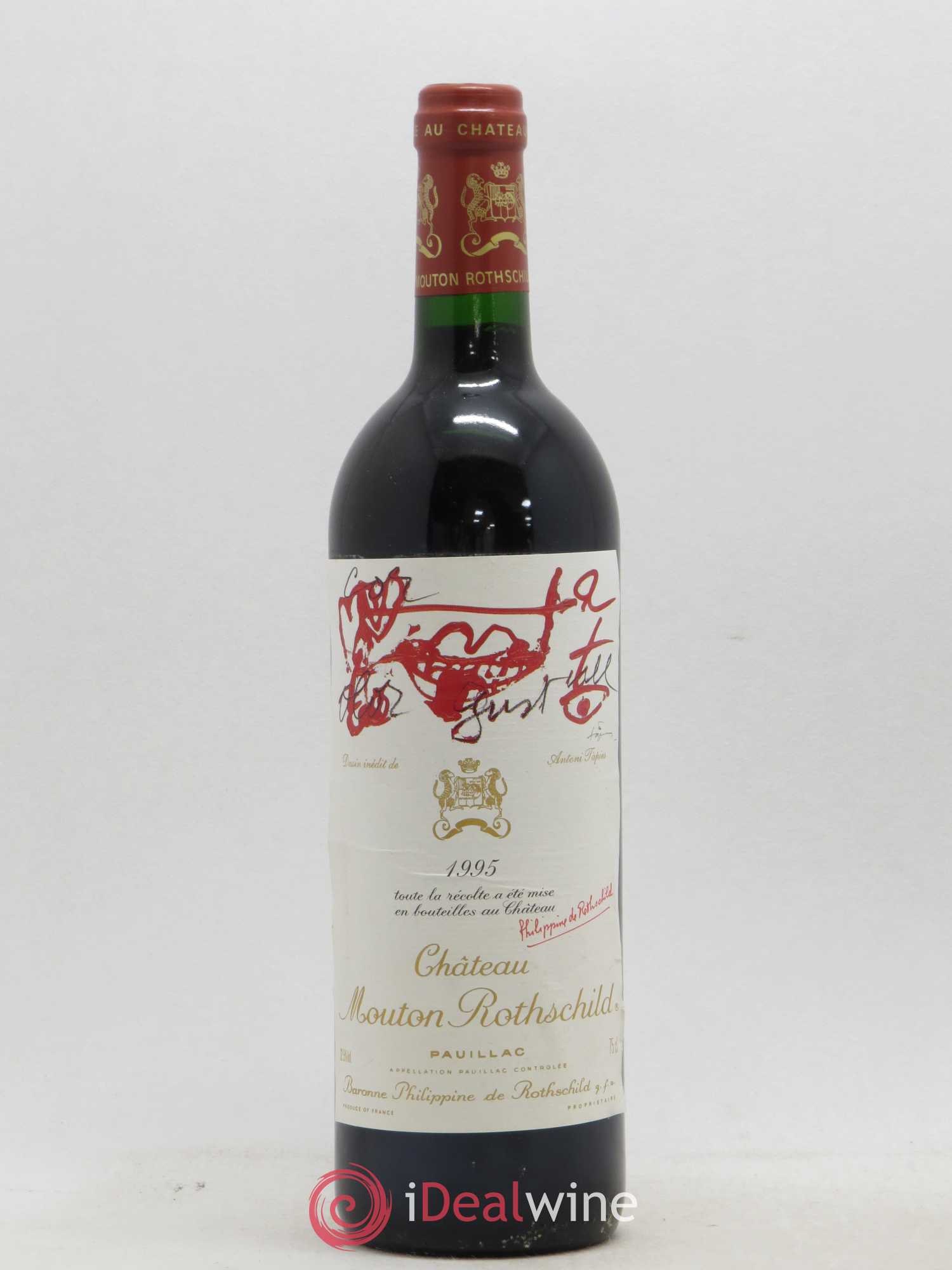 Château Mouton Rothschild 1er Grand Cru Classé 1995 - Lot de 1 bouteille - 0