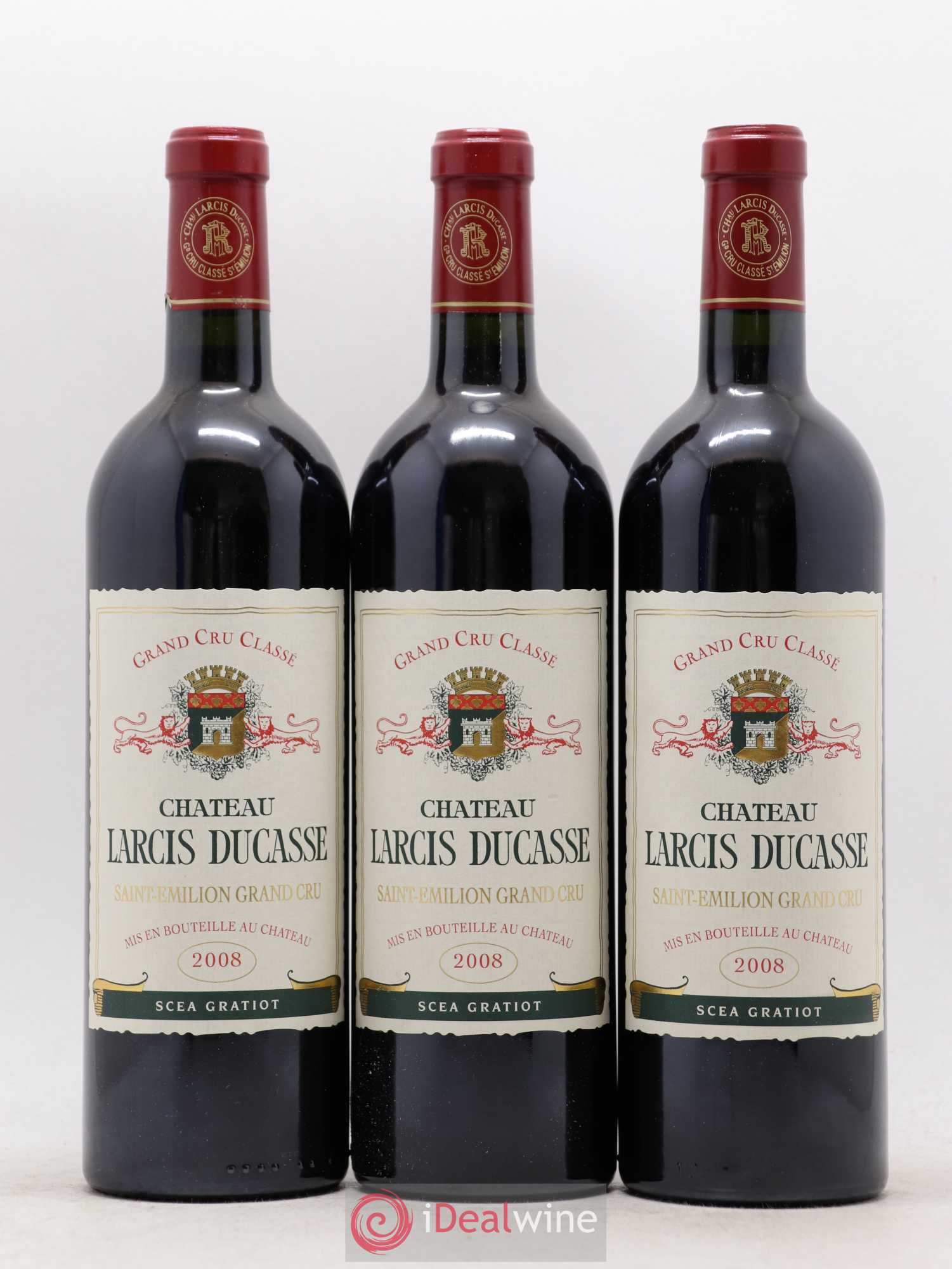 Château Larcis Ducasse 1er Grand Cru Classé B (sans prix de réserve) 2008 - Lot de 6 bouteilles - 2