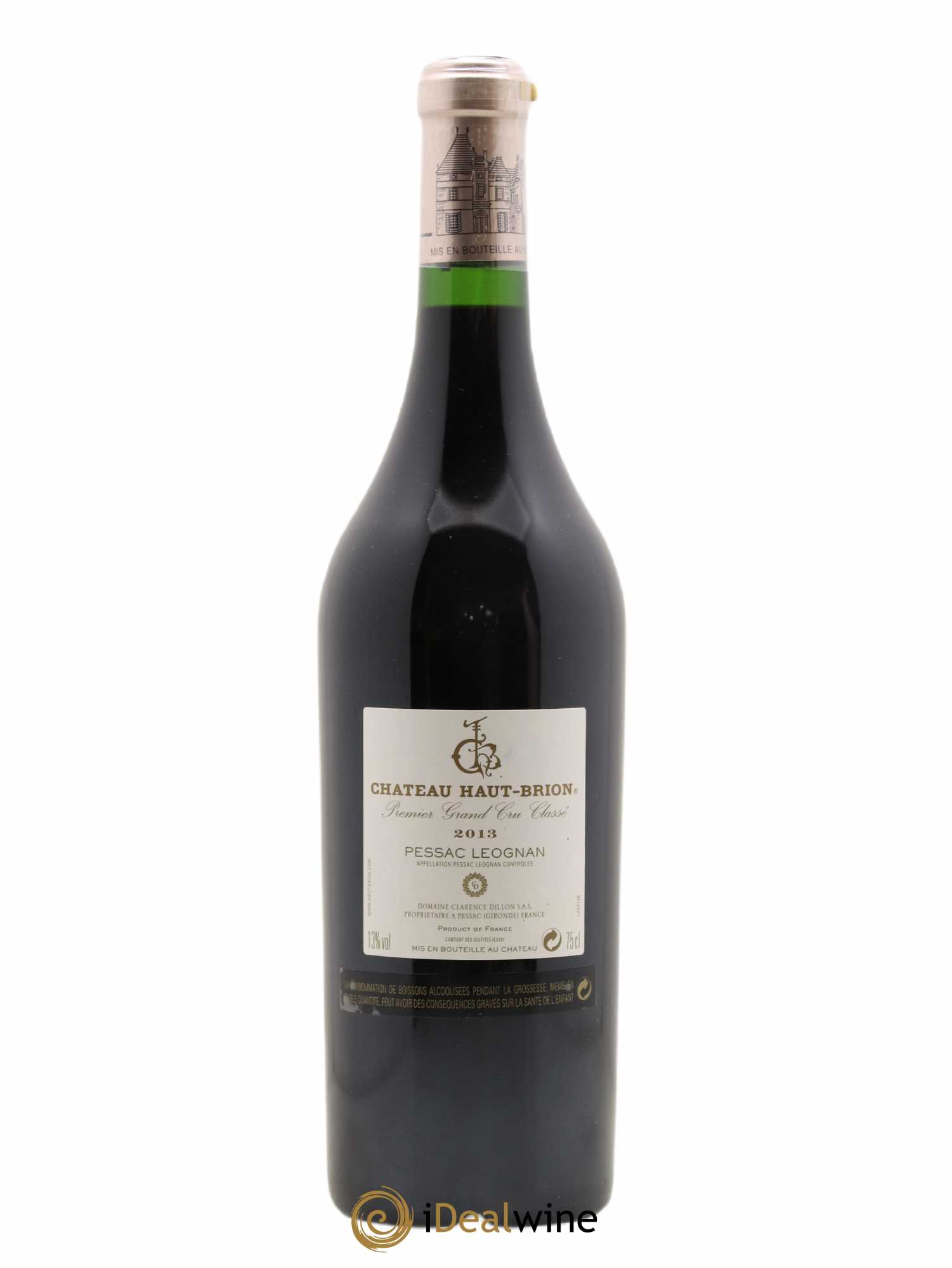 Château Haut Brion 1er Grand Cru Classé (sans prix de réserve) 2013 - Lot de 1 bouteille - 1