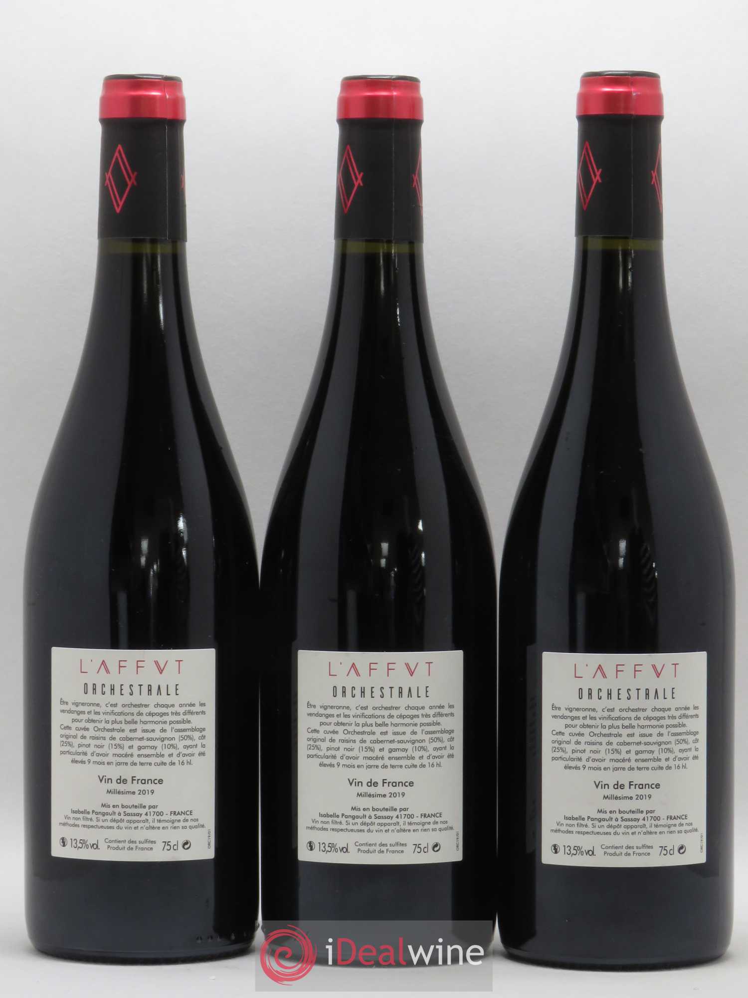 Vin de France Domaine de l'Affut Orchestrale (sans prix de réserve) 2019 - Posten von 3 Flaschen - 1