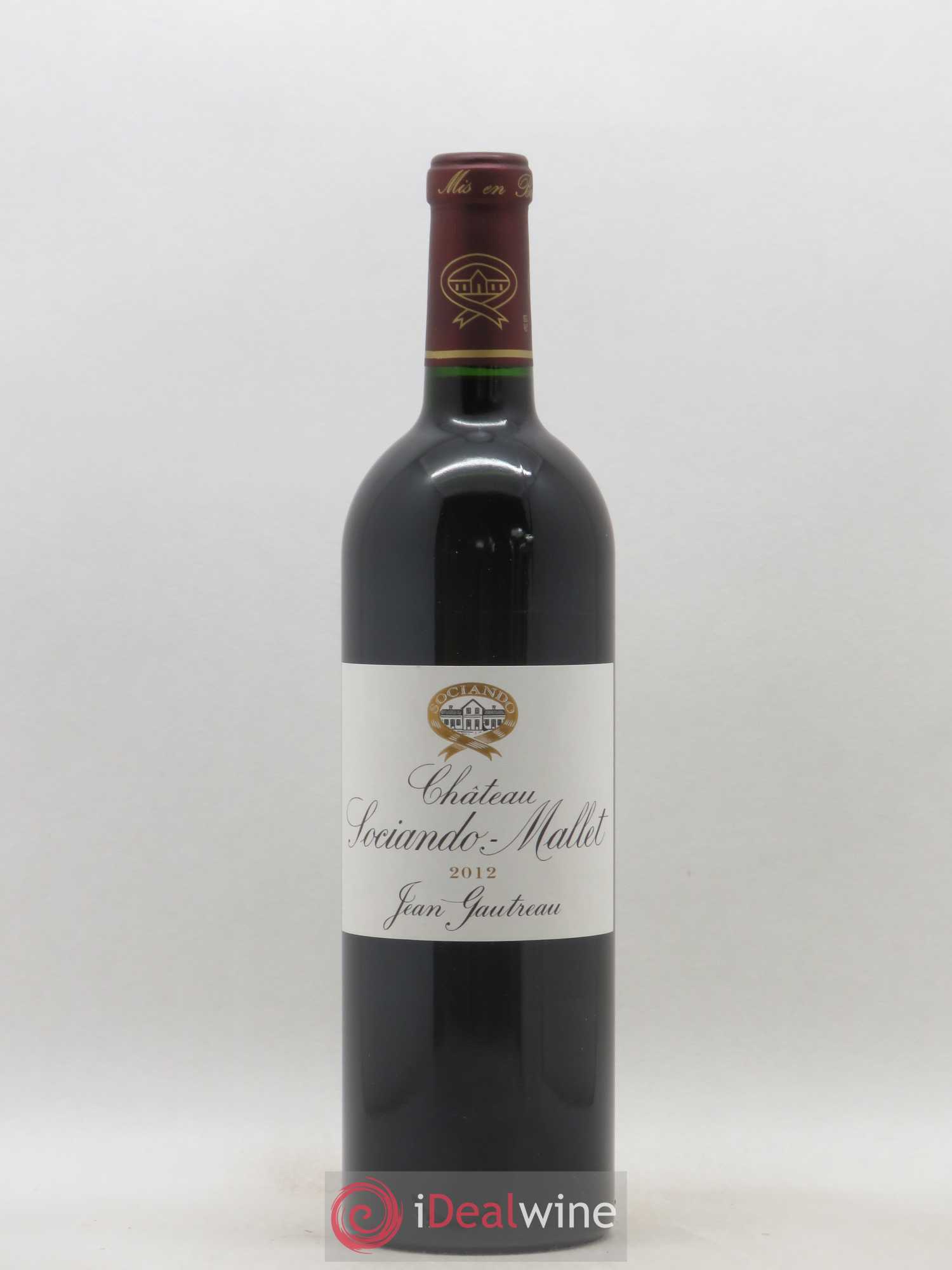 Château Sociando Mallet 2012 - Lot de 1 bouteille - 0